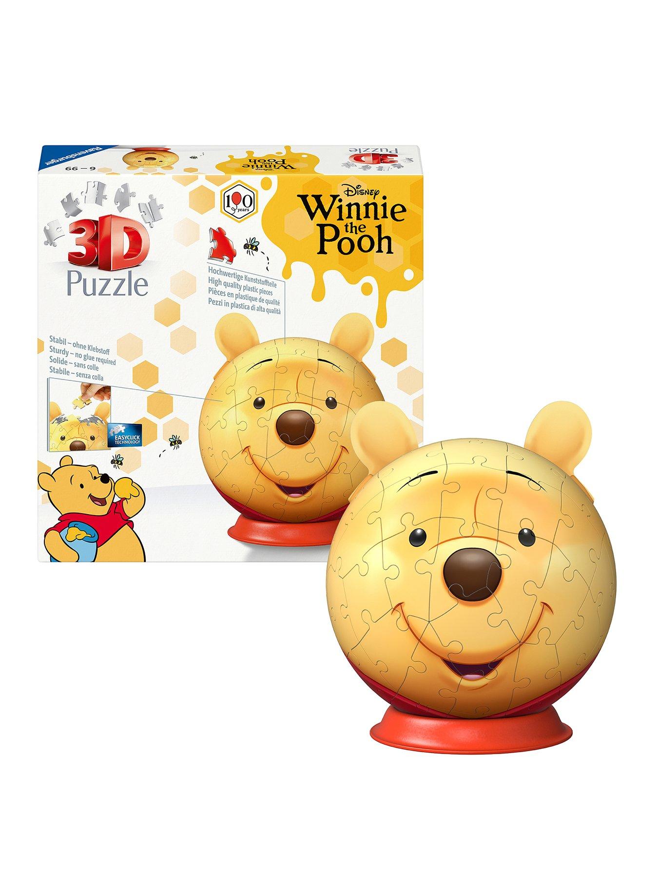 Image 1 of 7 of Winnie The Pooh Winnie the Pooh with Ears 3D Puzzle Ball, 72pc