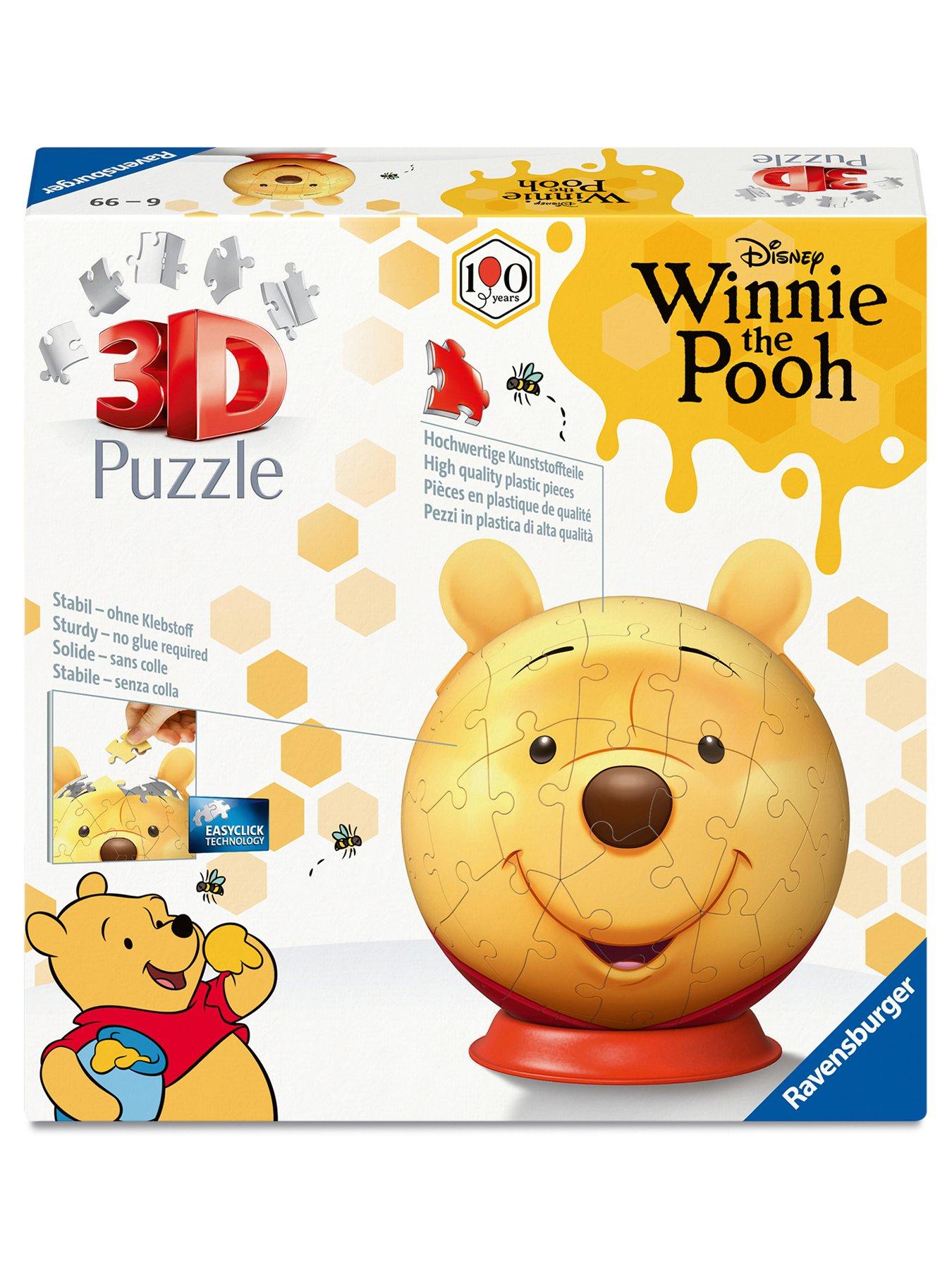 Image 3 of 7 of Winnie The Pooh Winnie the Pooh with Ears 3D Puzzle Ball, 72pc