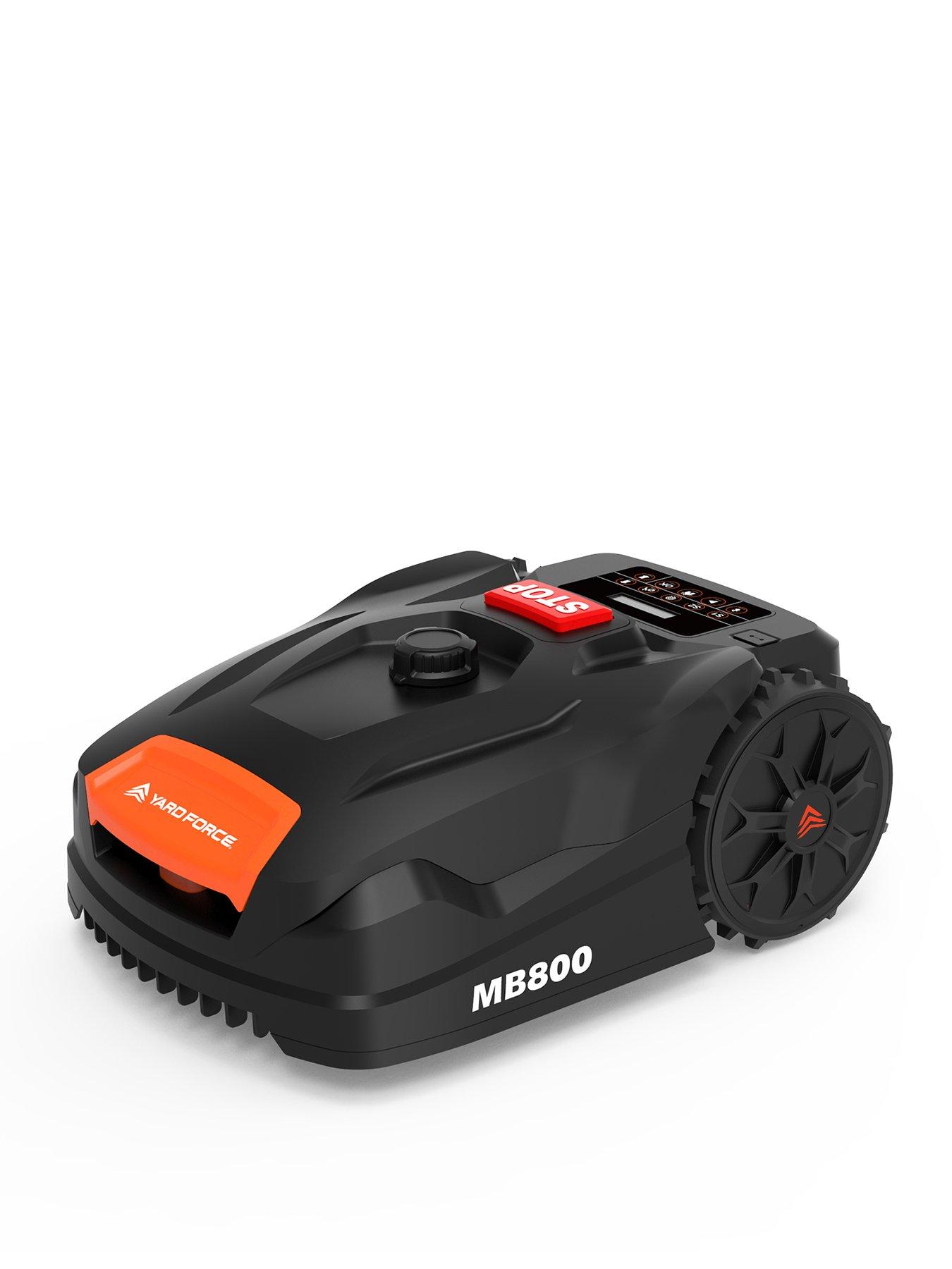 Yard Force Robotic Lawnmower with App control for gardens up to 800m² - MB800