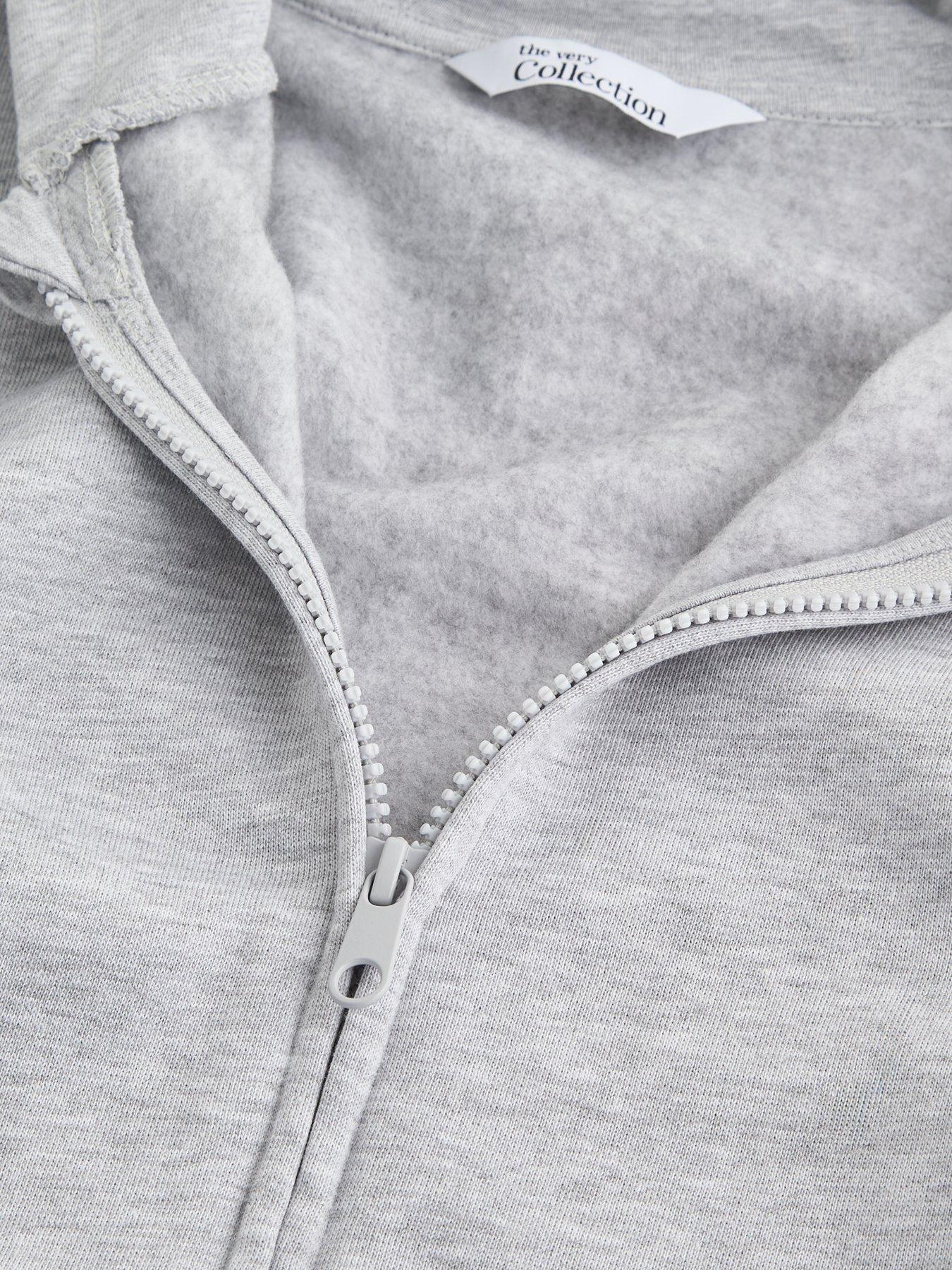 Image 4 of 4 of The Very Collection Boys Zip Through Hoodie (3-16 years) - Grey