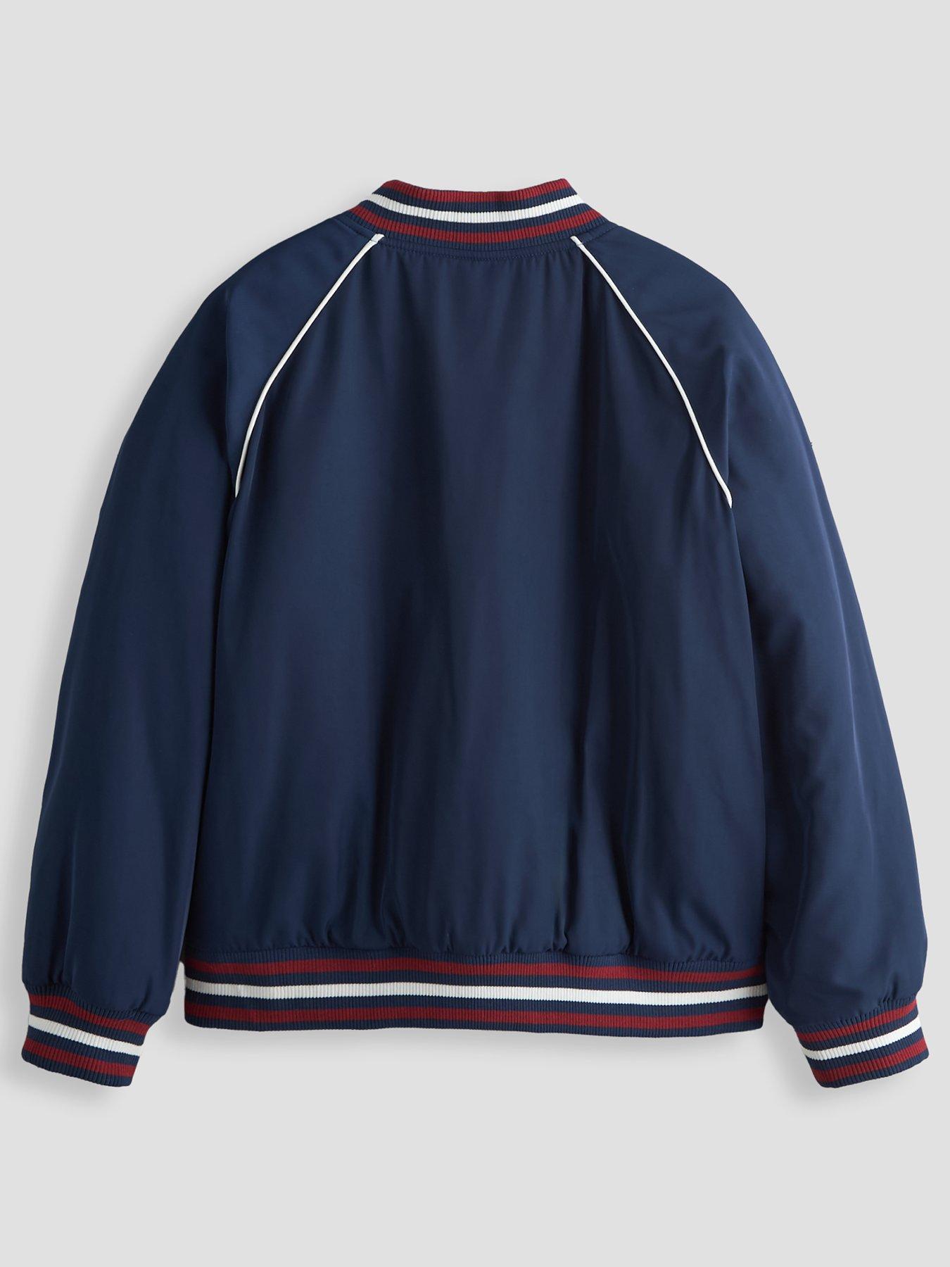 Image 2 of 5 of The Very Collection Boys Varsity Bomber Jacket (3-16 years) - Navy