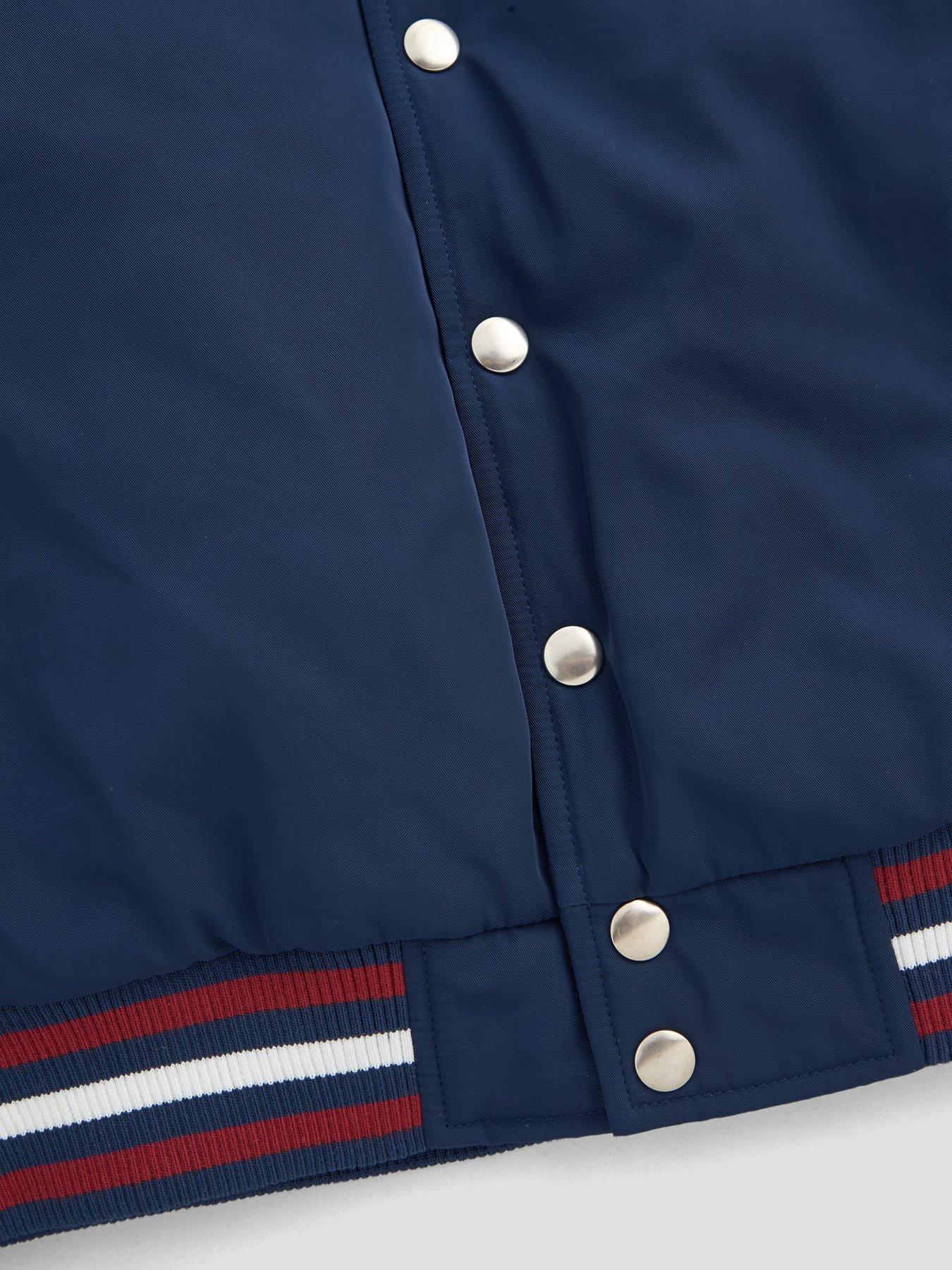 Image 5 of 5 of The Very Collection Boys Varsity Bomber Jacket (3-16 years) - Navy