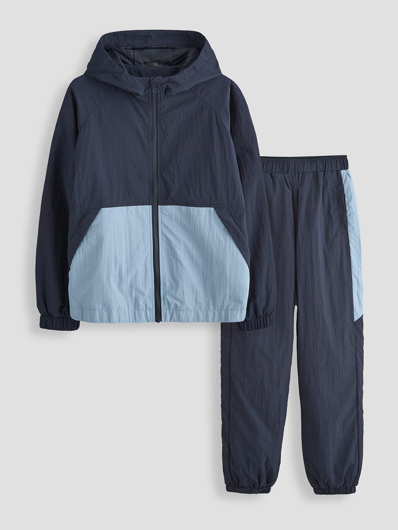 The Very Collection Boys Technical Jacket And Joggers Set - Grey