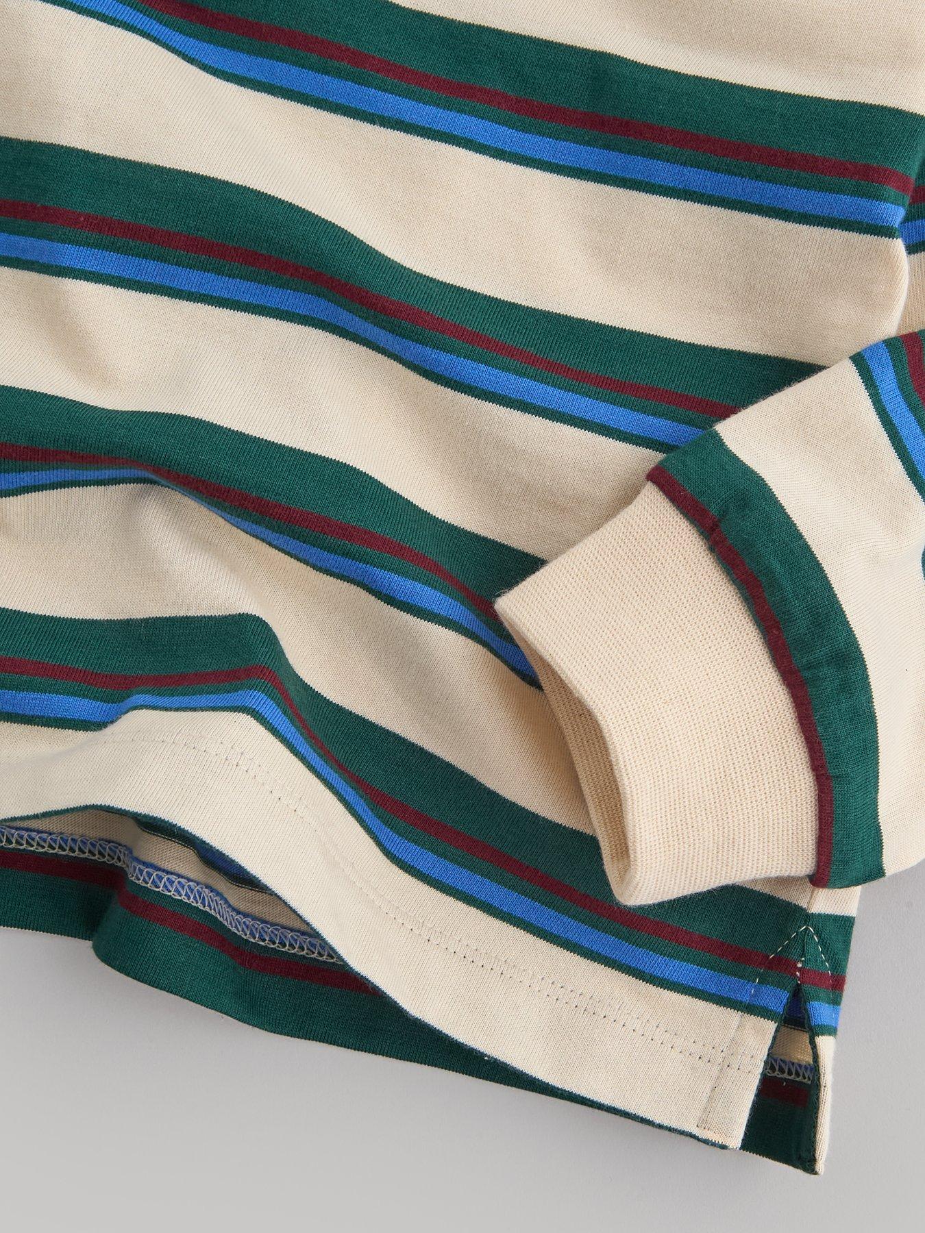 Image 4 of 4 of The Very Collection Boys Stripe Rugby Basic Polo - Multi