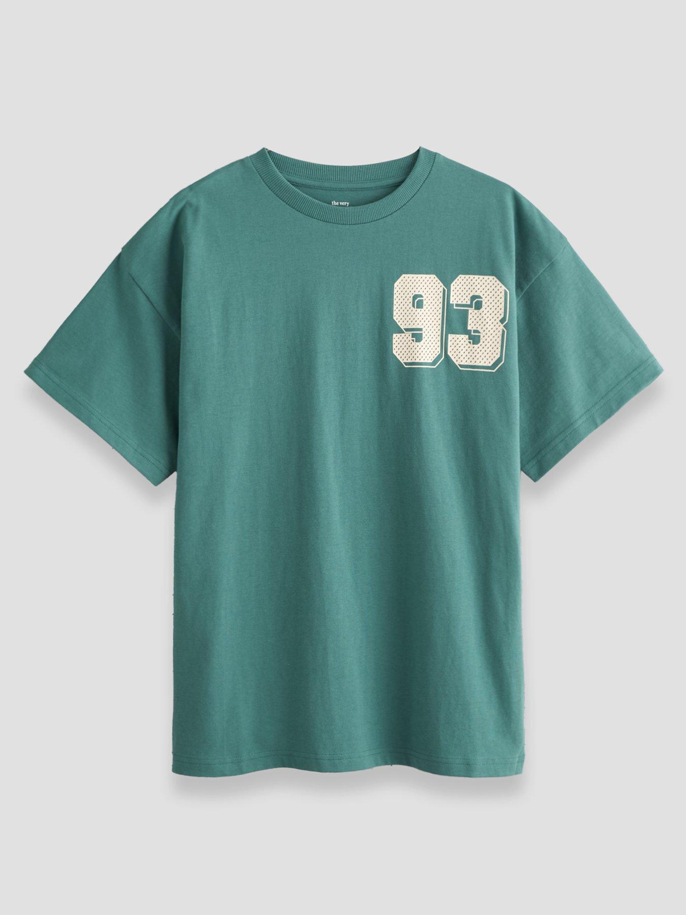 Image 3 of 5 of The Very Collection Boys Cotton Rich 5 Pack Basic T-Shirts - Multi