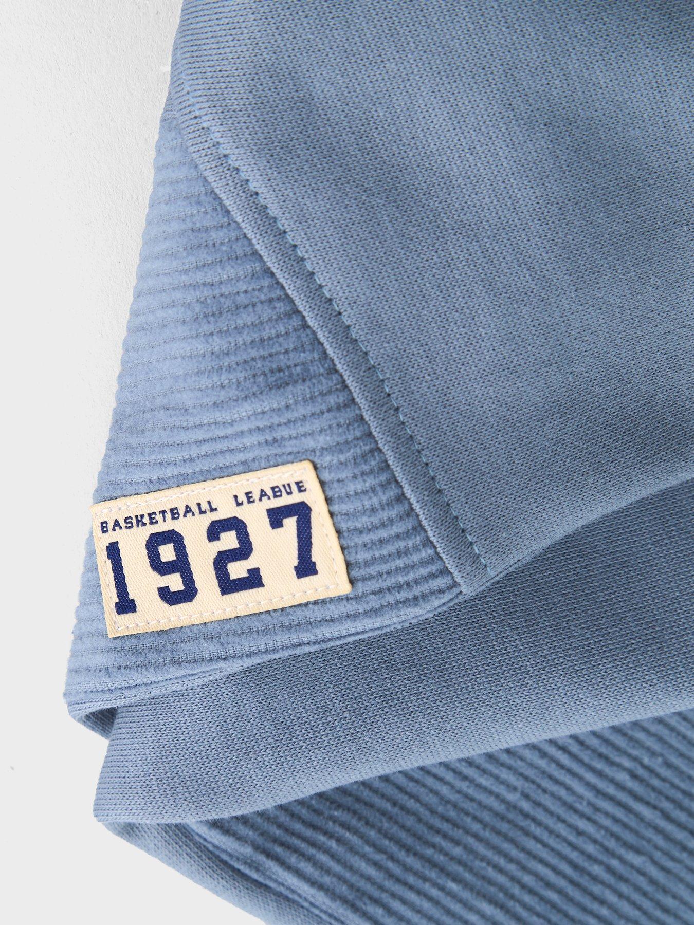 Image 5 of 6 of The Very Collection Boys Brooklyn Varsity T-shirt And Joggers Basic Outfit Set - Blue