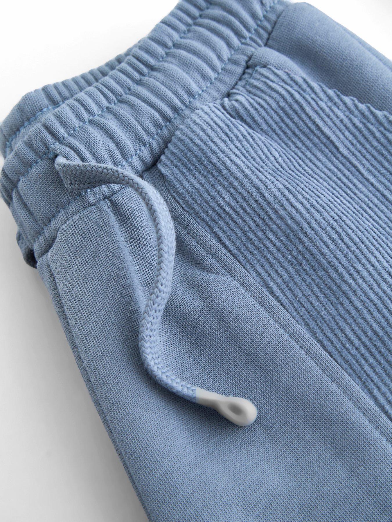 Image 6 of 6 of The Very Collection Boys Brooklyn Varsity T-shirt And Joggers Basic Outfit Set - Blue