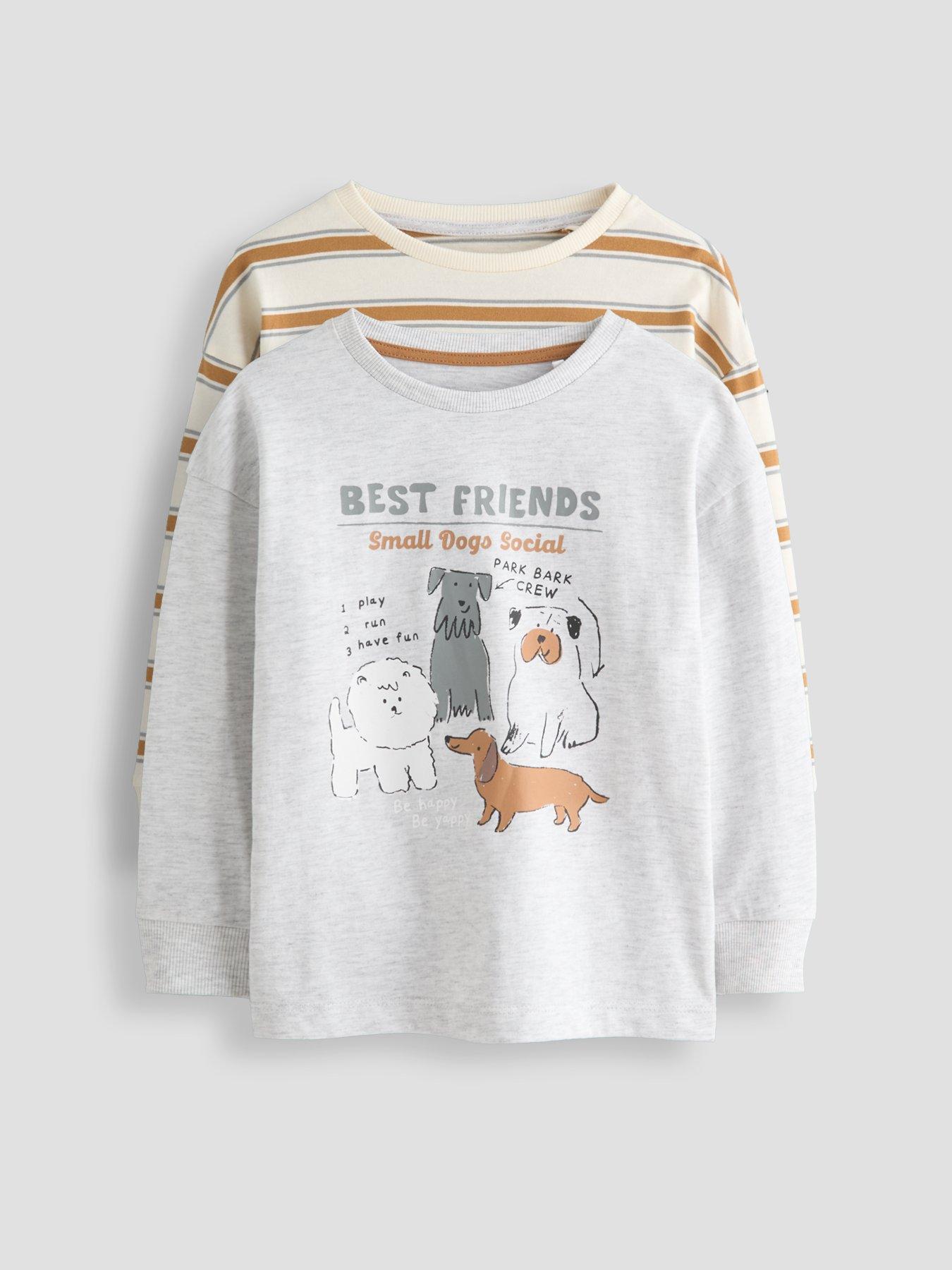 The Very Collection Boys Bestfriend Pet 2 Pack Basic Tshirt
