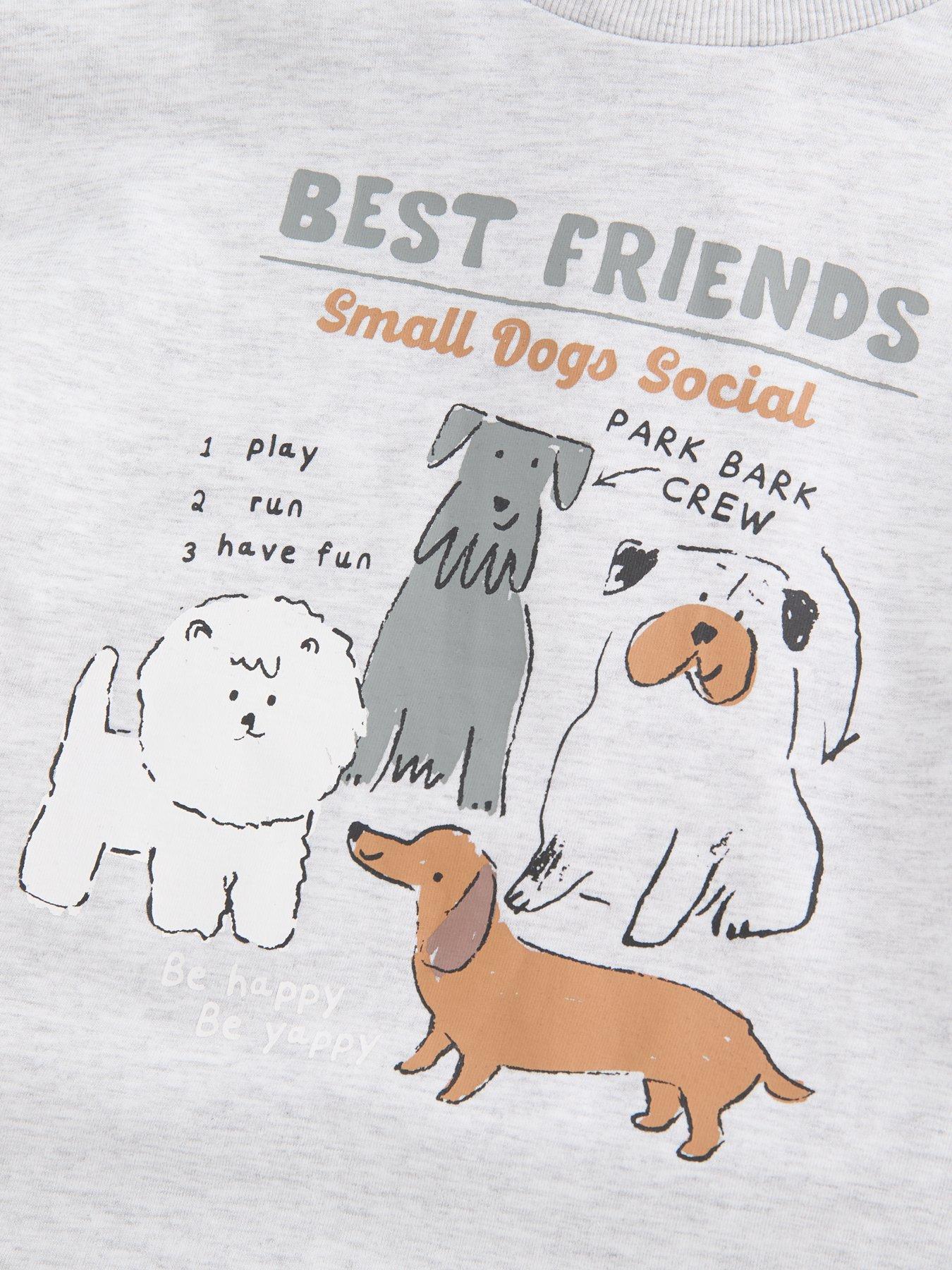 Image 4 of 5 of The Very Collection Boys Best Friend Dog 2 Pack T-shirt (9 months - 7 years) - Multi