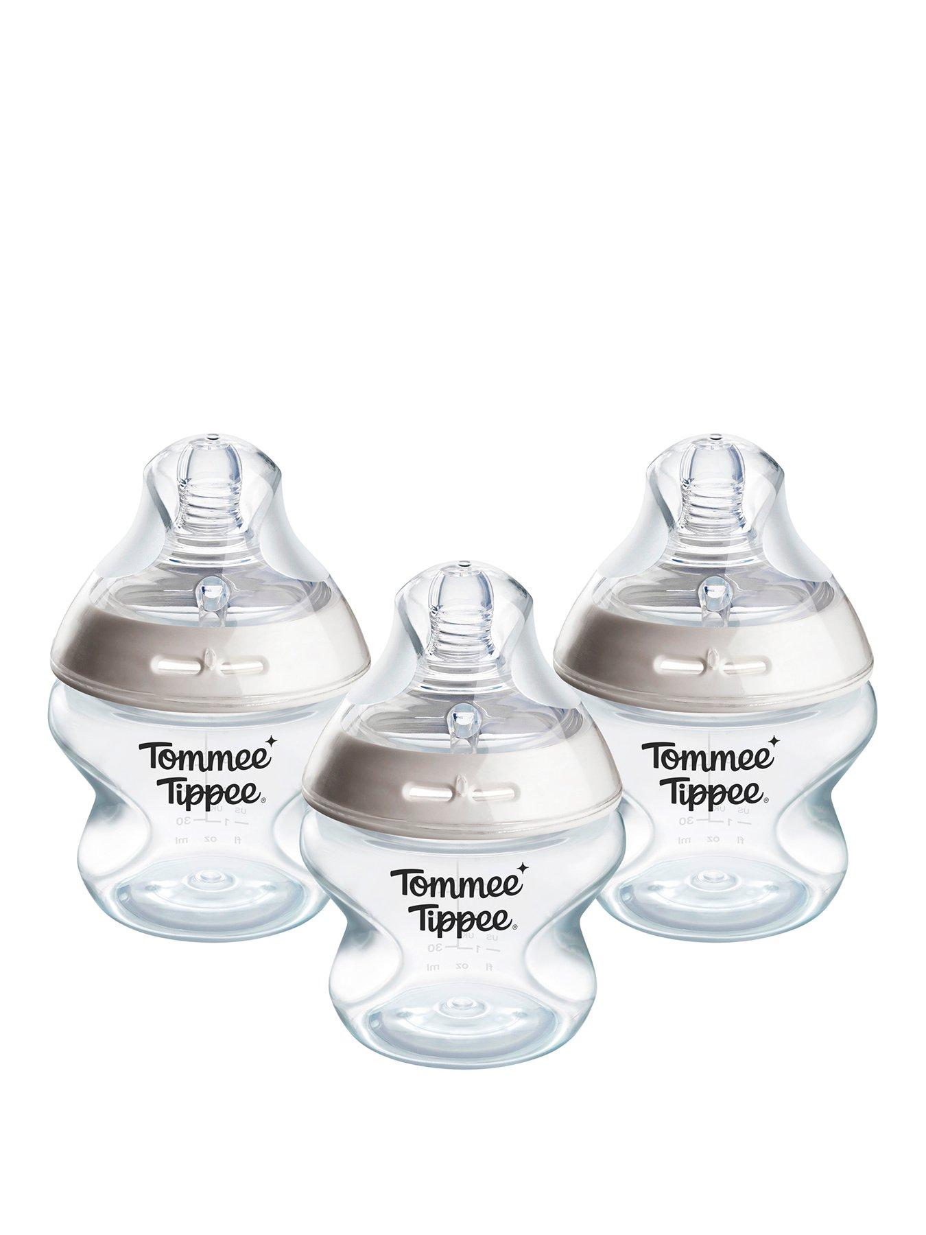 Image 1 of 6 of Tommee Tippee Natural Start 3 x 150ml Feeding Bottles