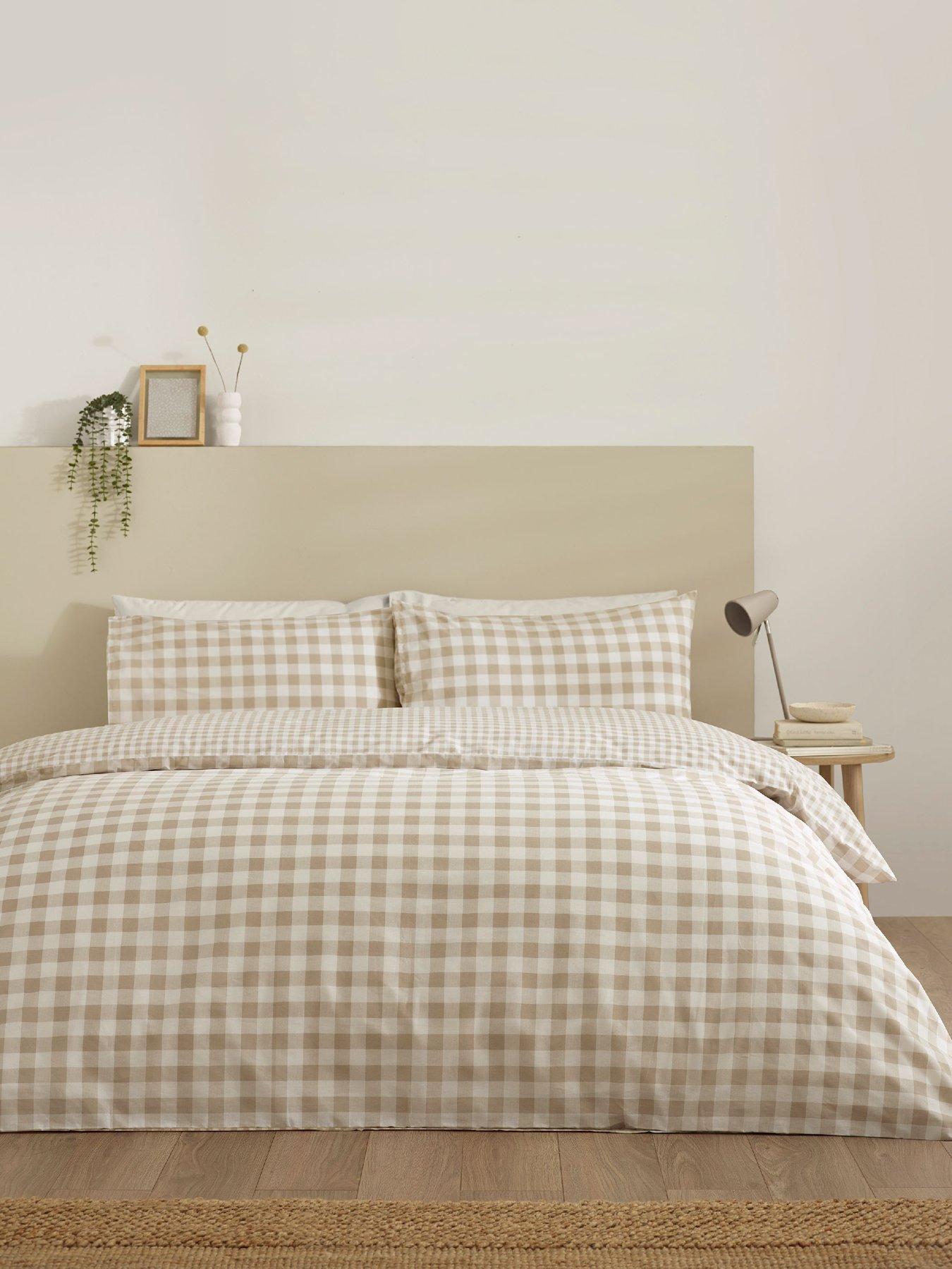 catherine-lansfield-bamford-gingham-check-duvet-set-naturalback