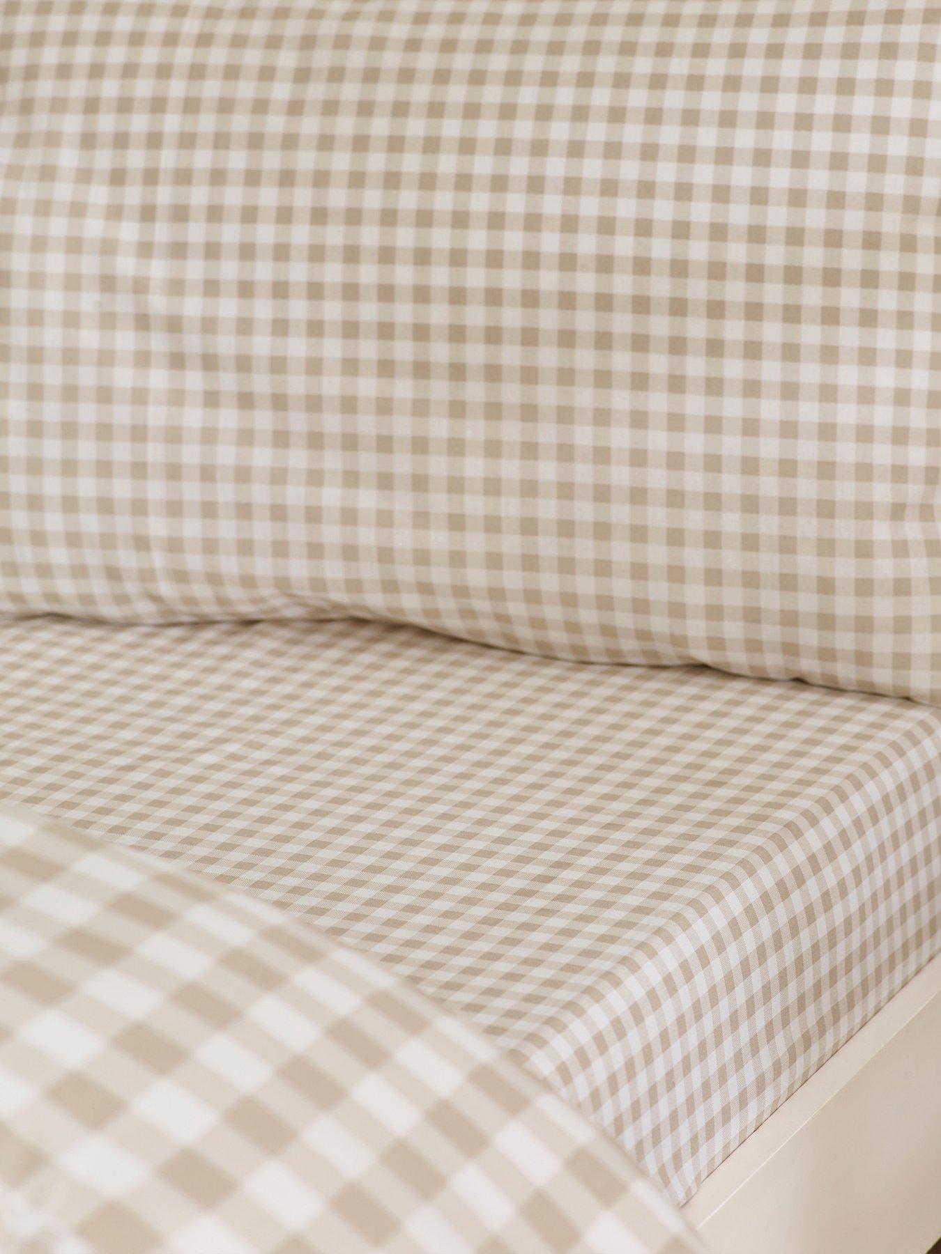 catherine-lansfield-bamford-gingham-check-fitted-sheet-naturalfront