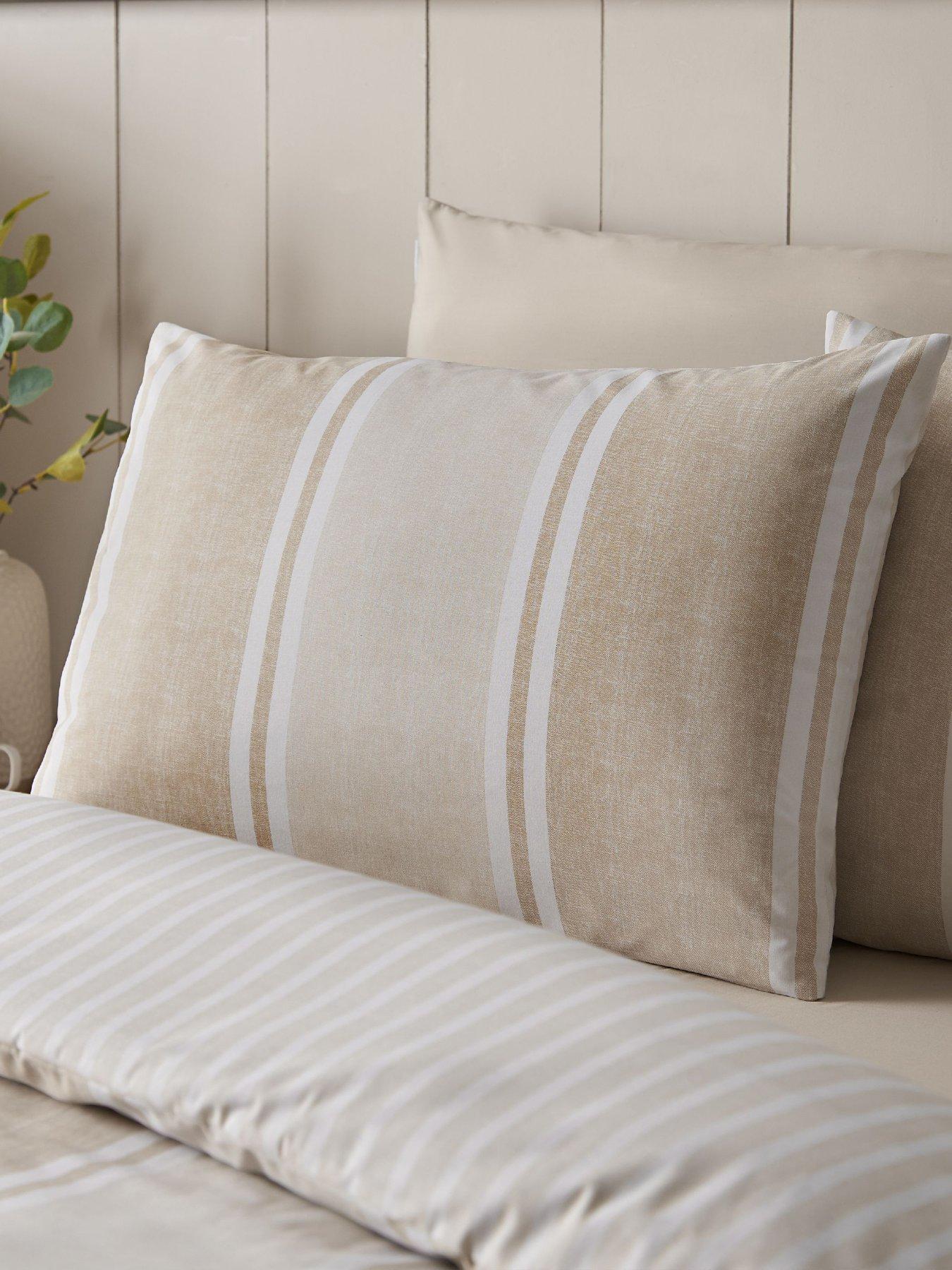 catherine-lansfield-banded-stripe-duvet-set-naturaldetail
