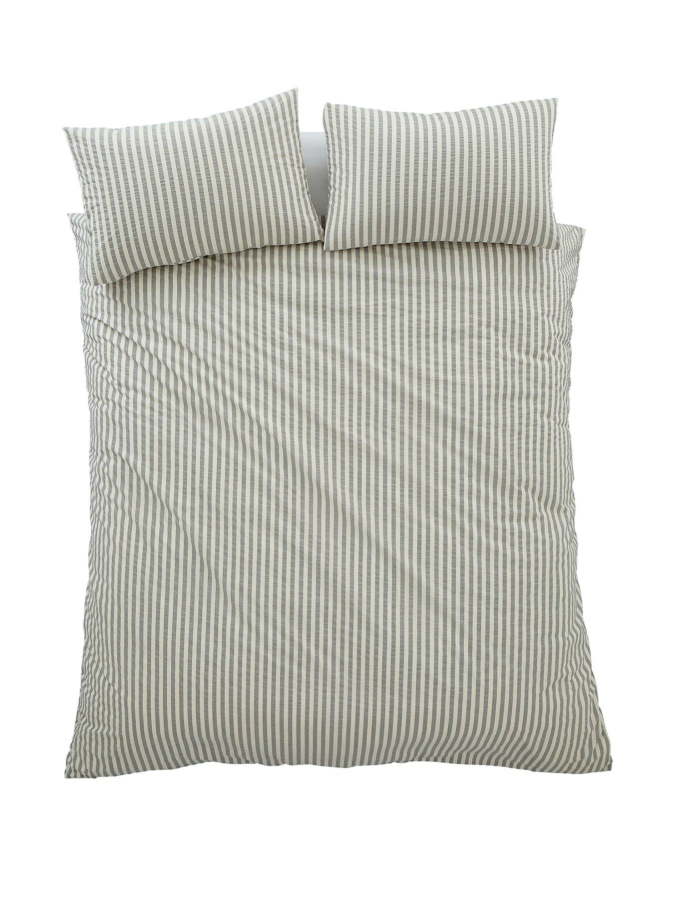 pineapple-elephant-cotton-rich-woven-stripe-duvet-set-greystillFront