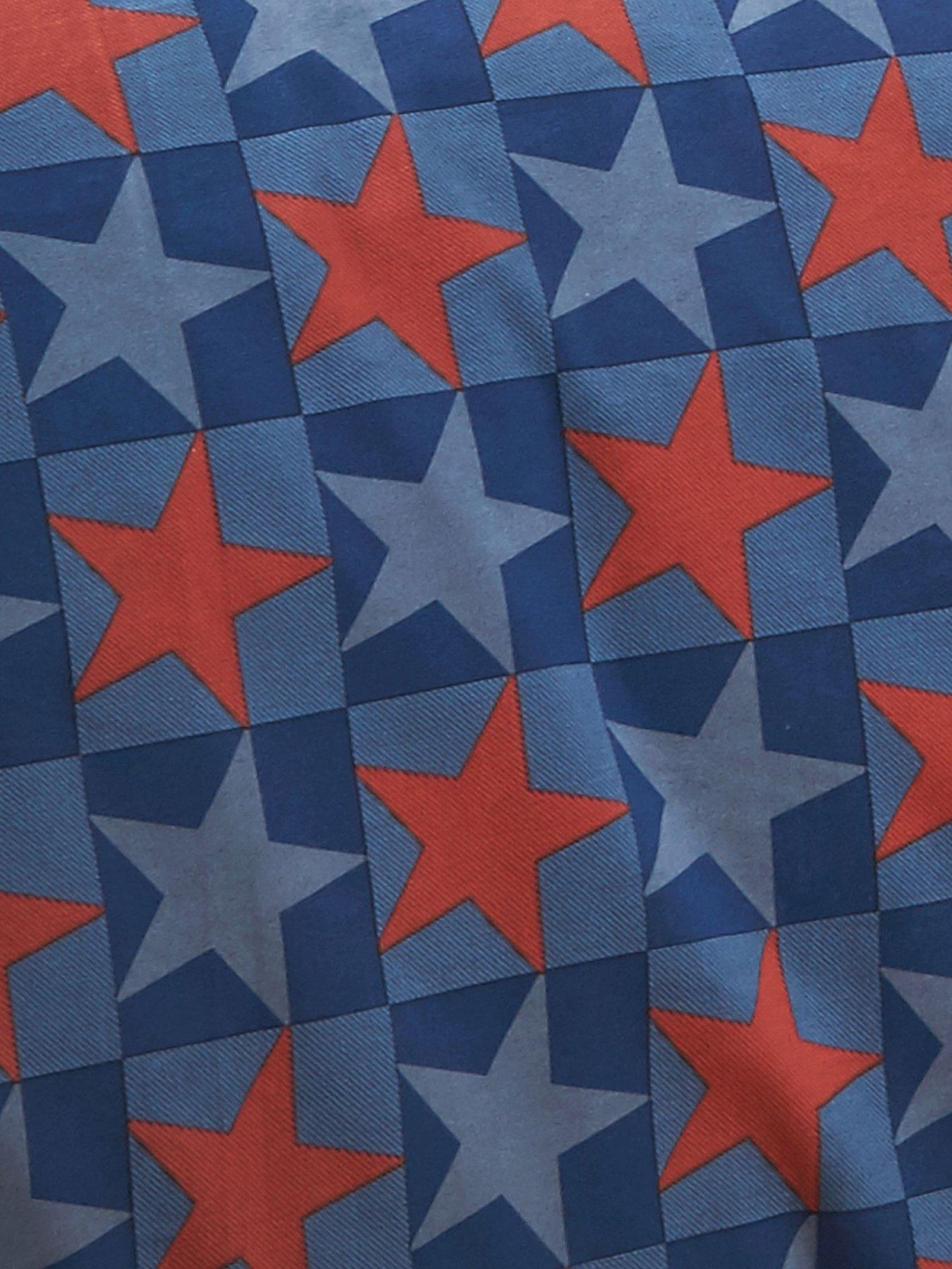 catherine-lansfield-stars-and-check-fitted-sheet-blueback