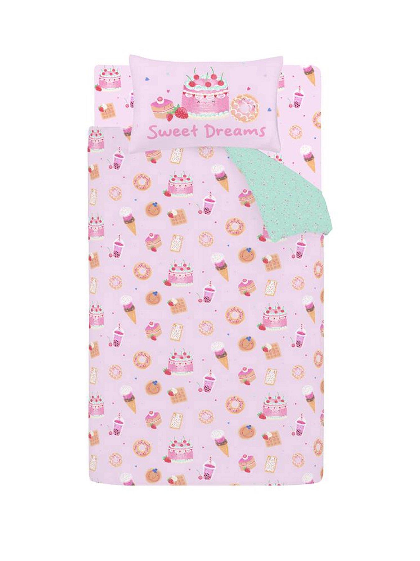 Image 2 of 5 of Catherine Lansfield Sweet Treats Duvet Set Pink
