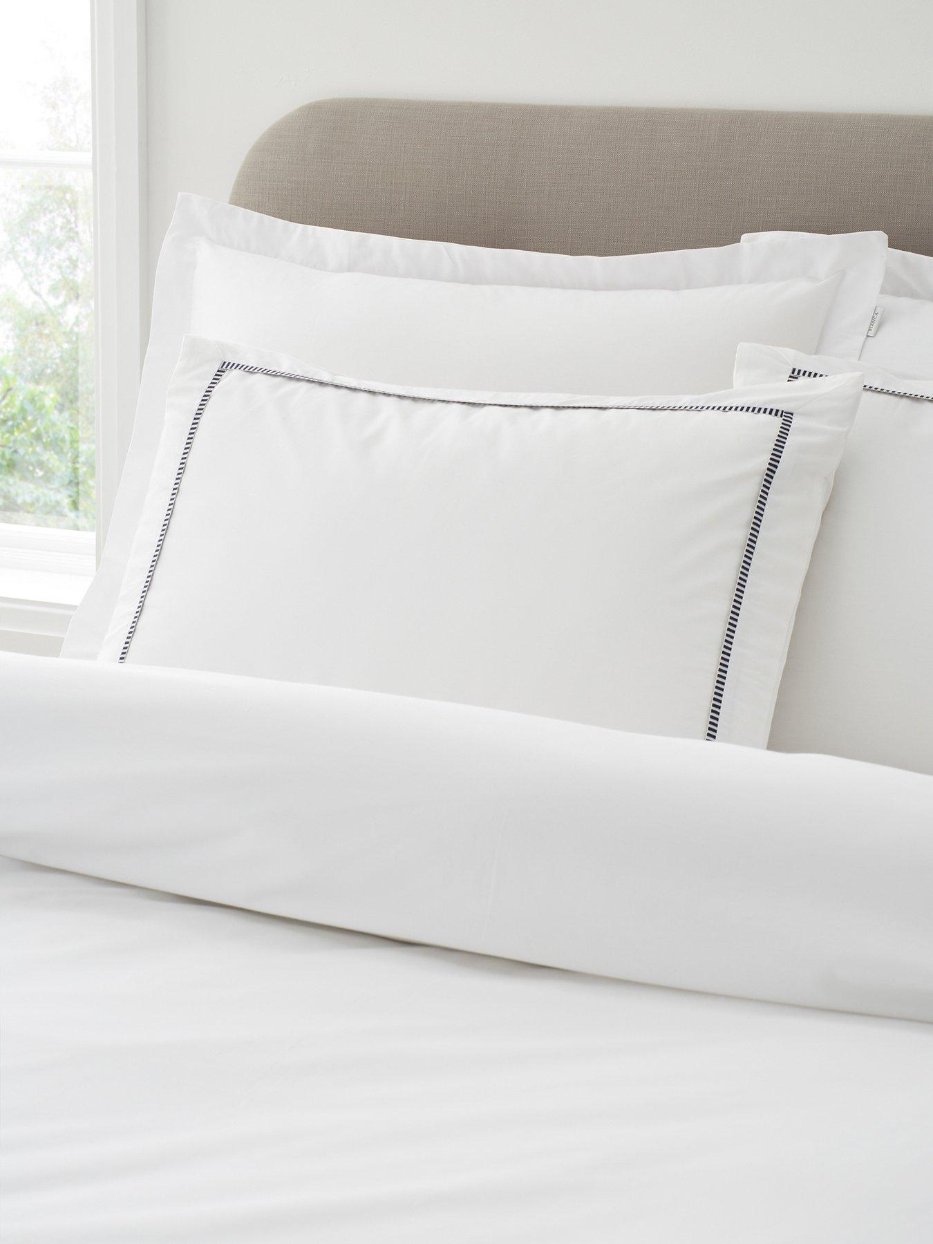 Image 3 of 6 of Bianca Contrast Trim 100% Cotton Duvet Set