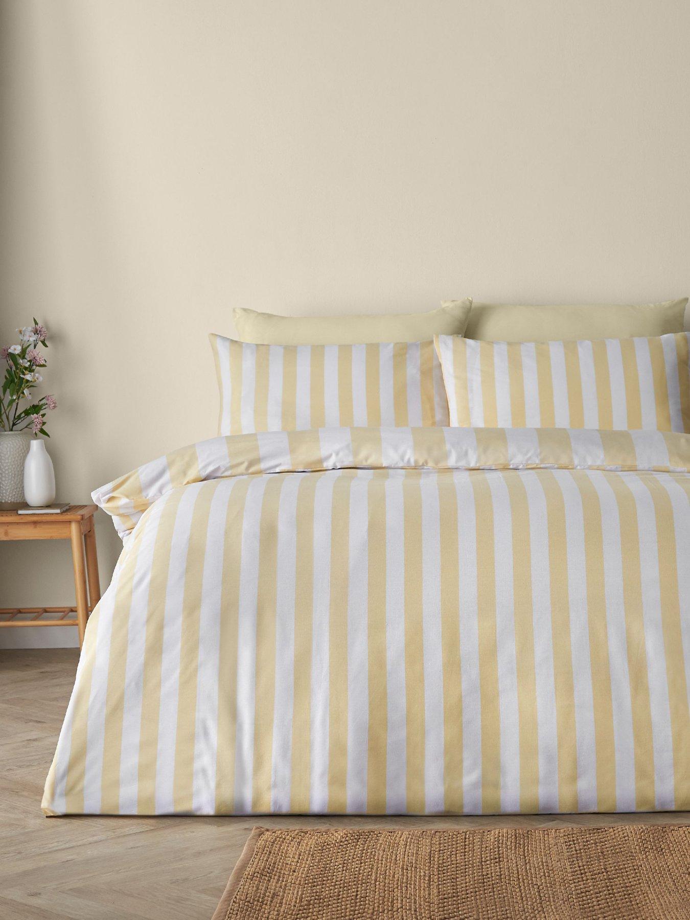 catherine-lansfield-cove-stripe-duvet-set-yellowoutfit