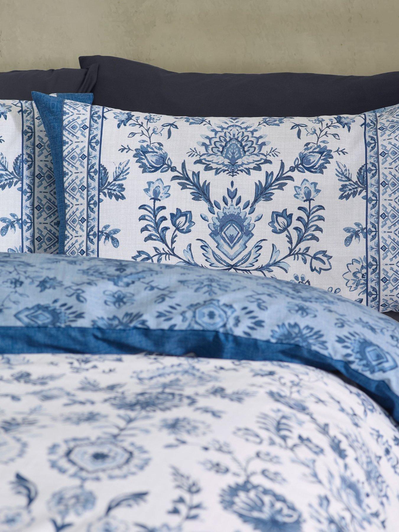 catherine-lansfield-zoukara-floral-duvet-set-bluedetail