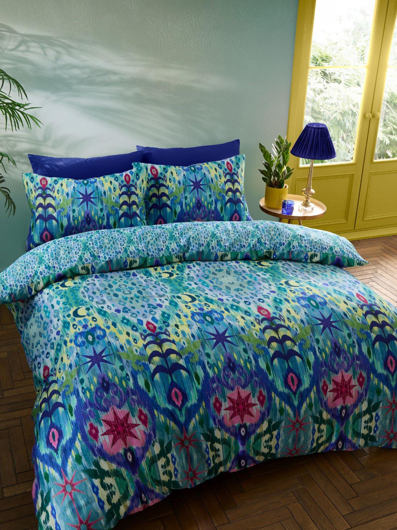 matthew-williamson-ikat-double-duvet-set-bluefront