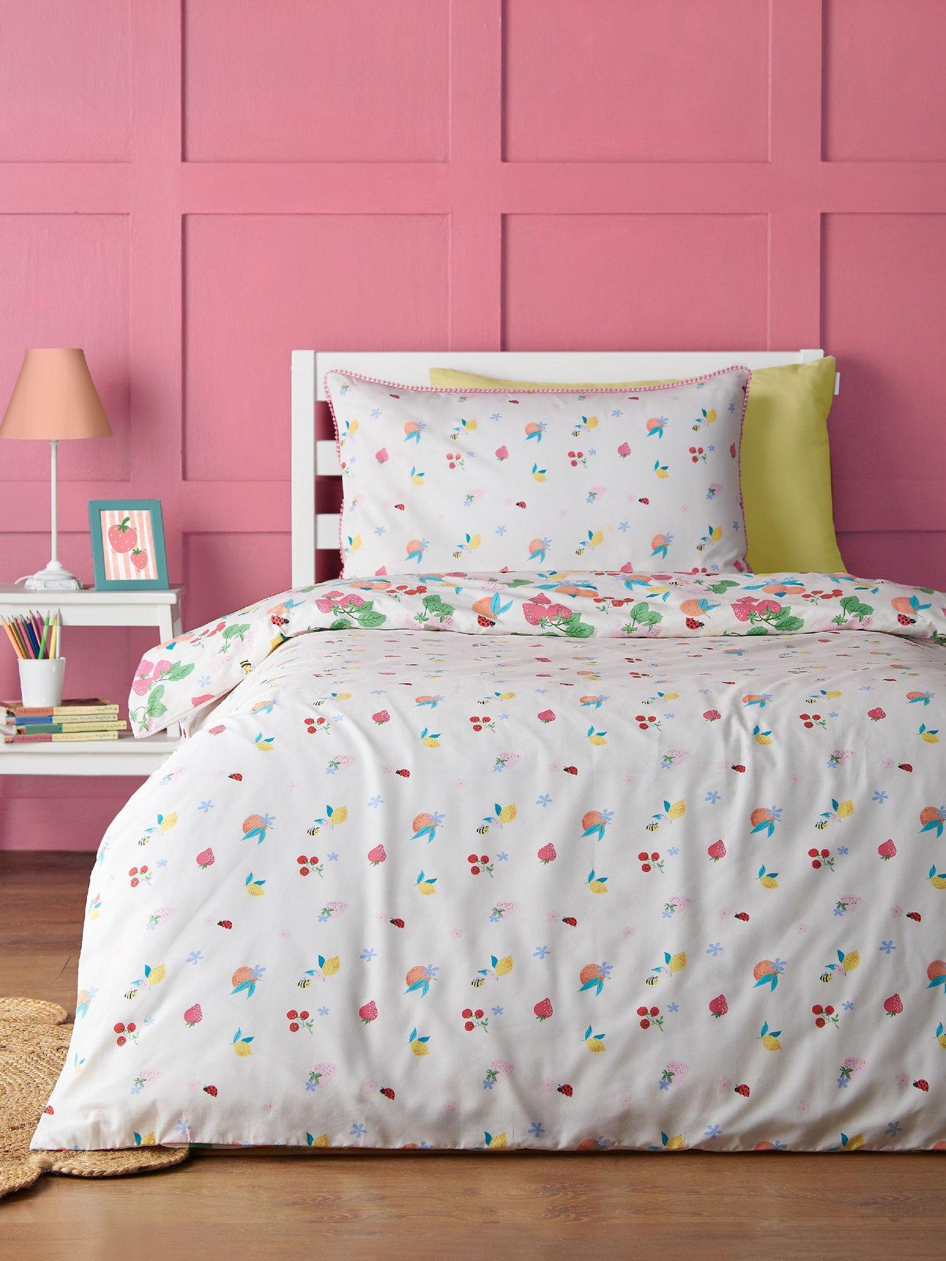 Image 3 of 5 of Catherine Lansfield Fruity Friends Duvet Set Bright
