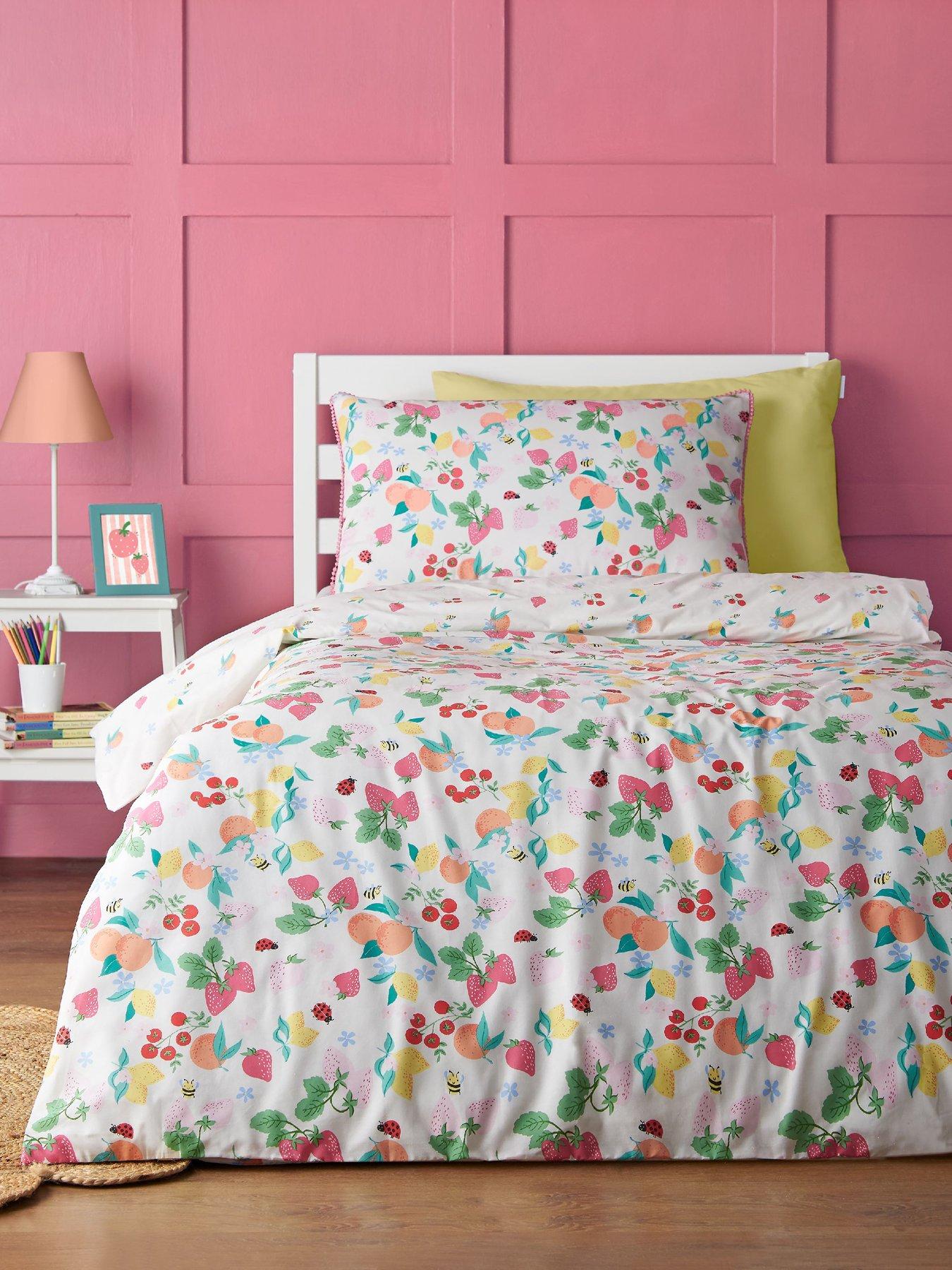 Image 4 of 5 of Catherine Lansfield Fruity Friends Duvet Set Bright