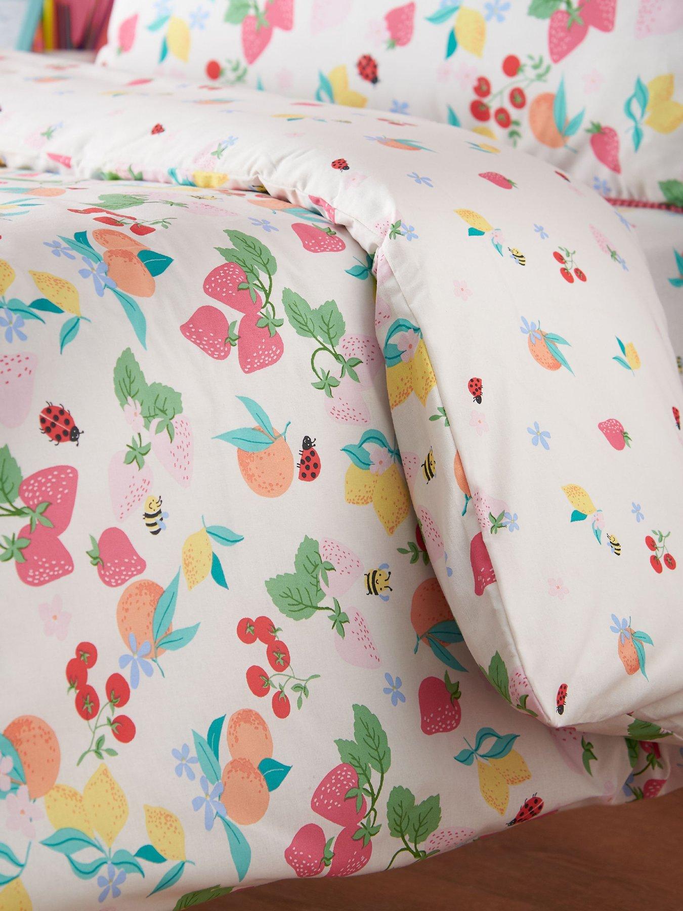 Image 5 of 5 of Catherine Lansfield Fruity Friends Duvet Set Bright