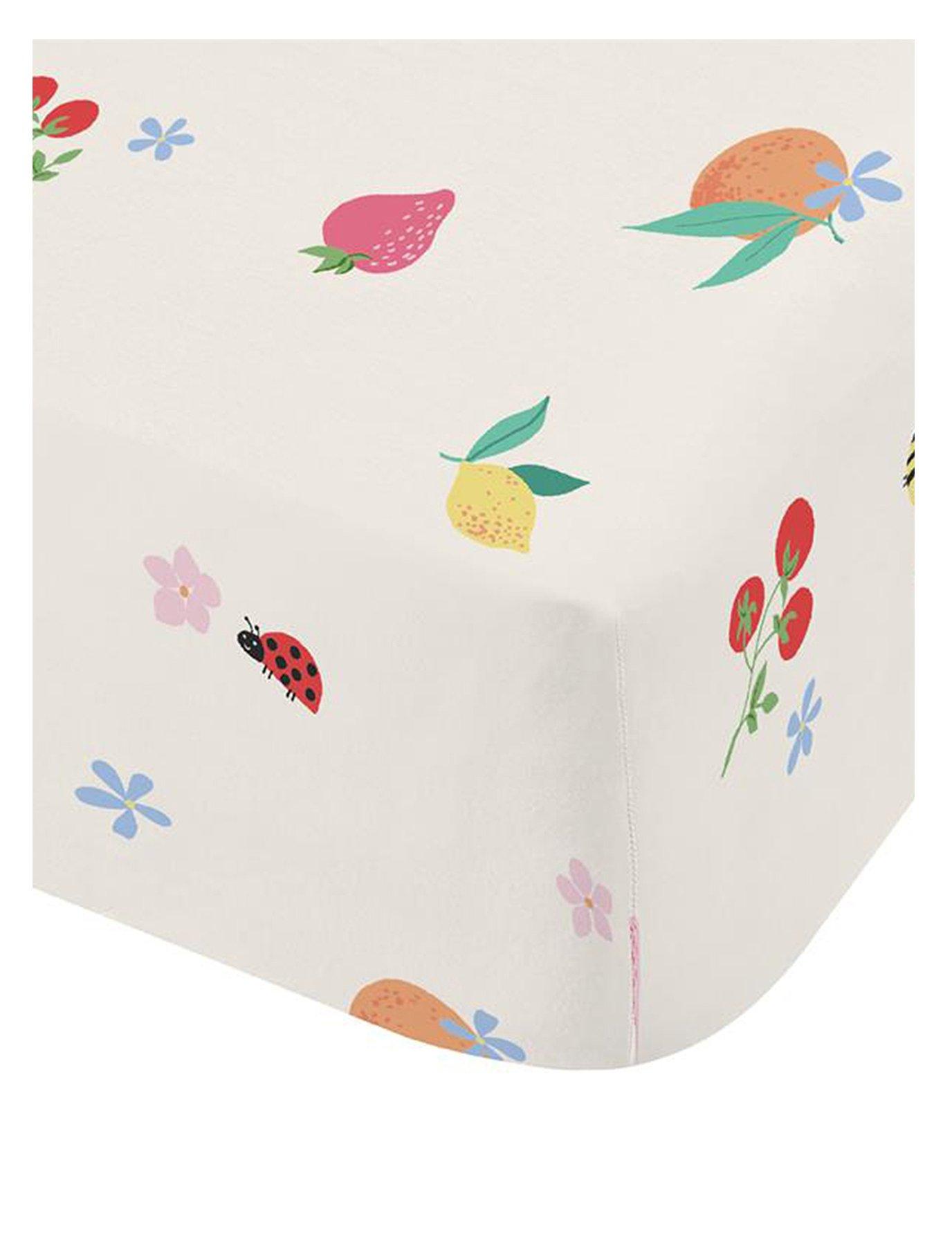 catherine-lansfield-fruity-friends-fitted-sheet-brightstillFront