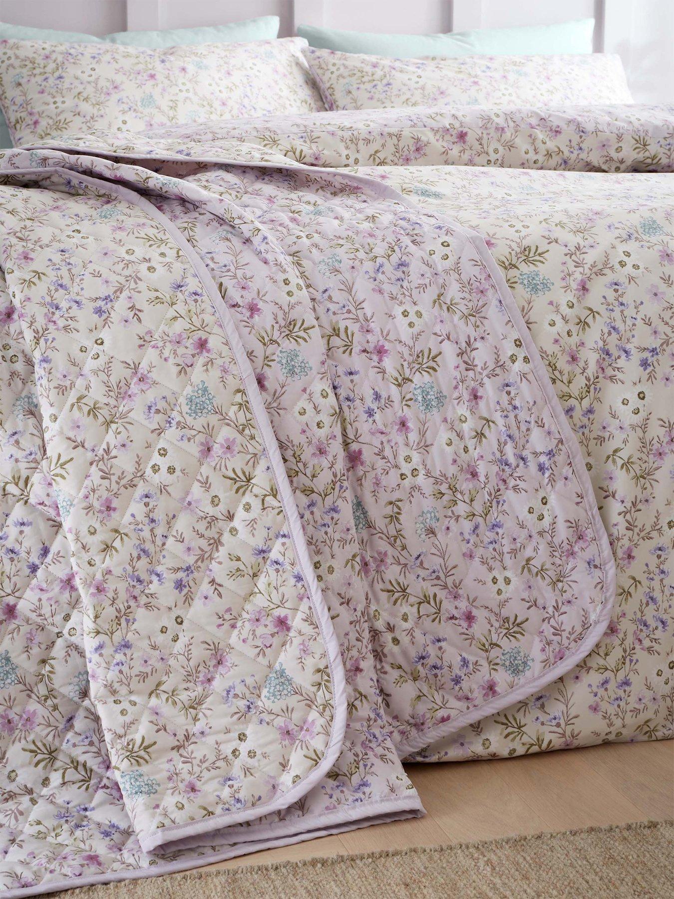 Image 1 of 4 of Bianca Ditsy Floral Bedspread 220x230