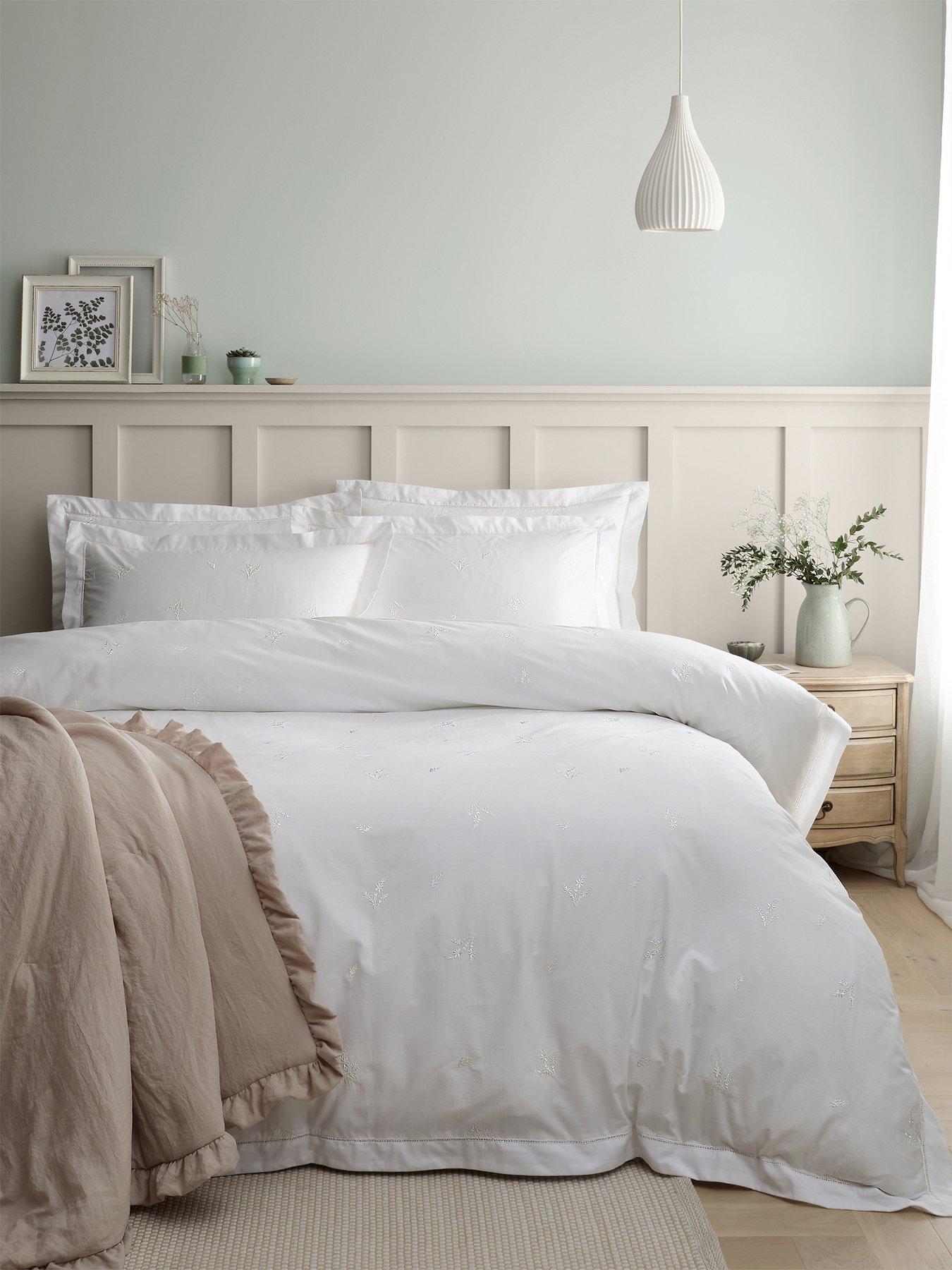 Image 4 of 7 of Bianca Lottie 100% Cotton Embroidery Duvet Set