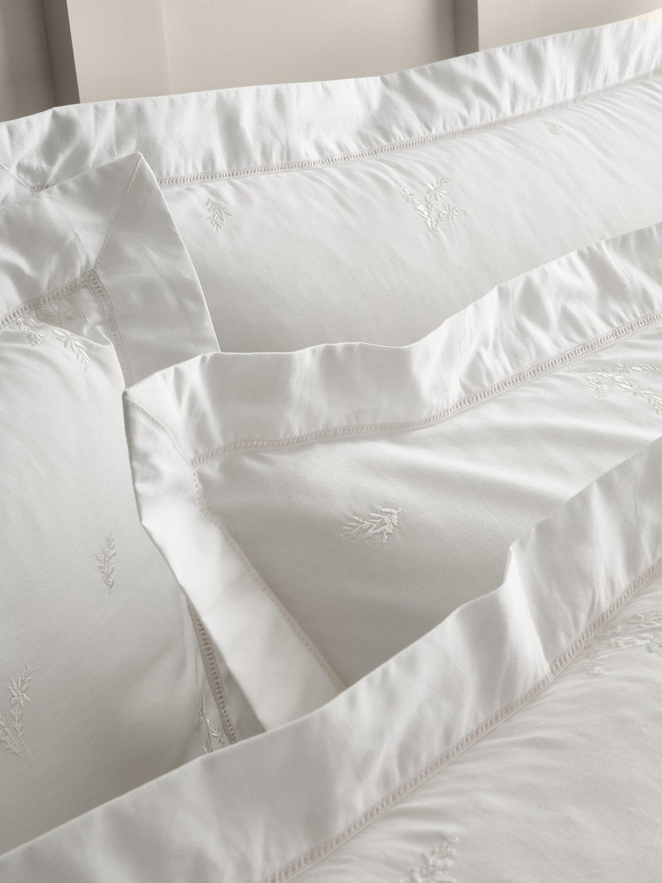 Image 3 of 4 of Bianca Lottie 100% Cotton Embroidery Oxford Pillowcase
