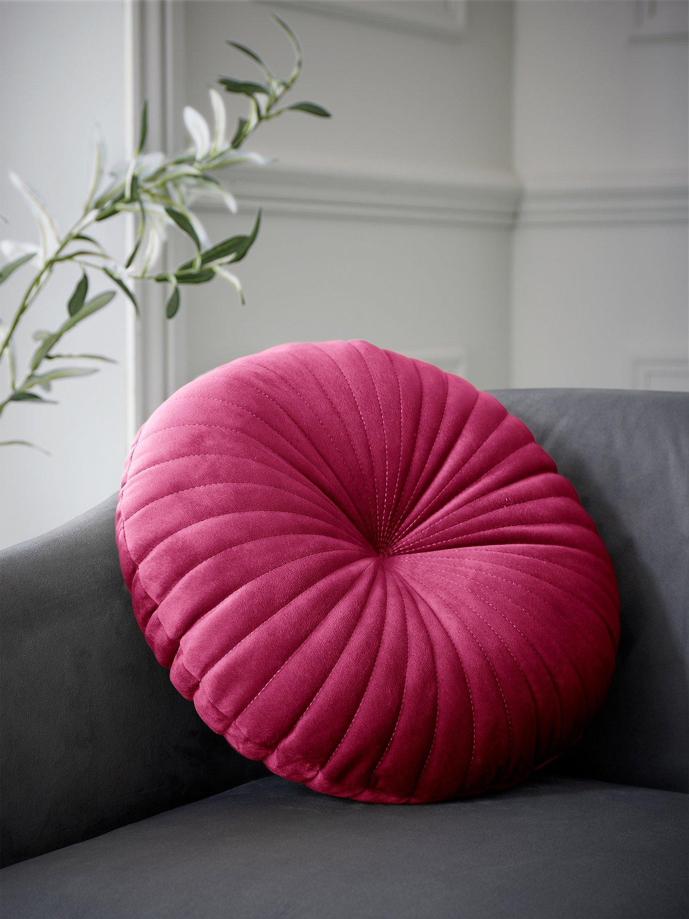 Image 1 of 4 of Catherine Lansfield Round Cushion Filled Cushion 40x40
