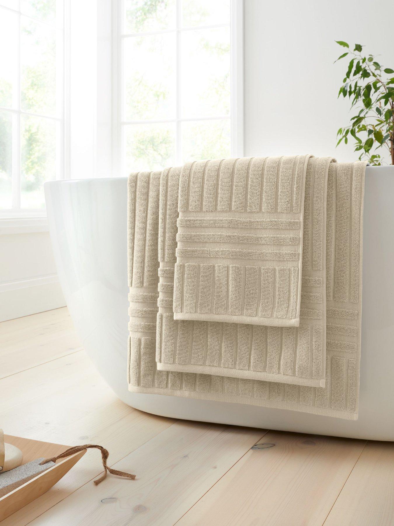 Image 4 of 4 of Bianca Hotel Towel 100% Cotton Bath Sheet 100x150 Natural