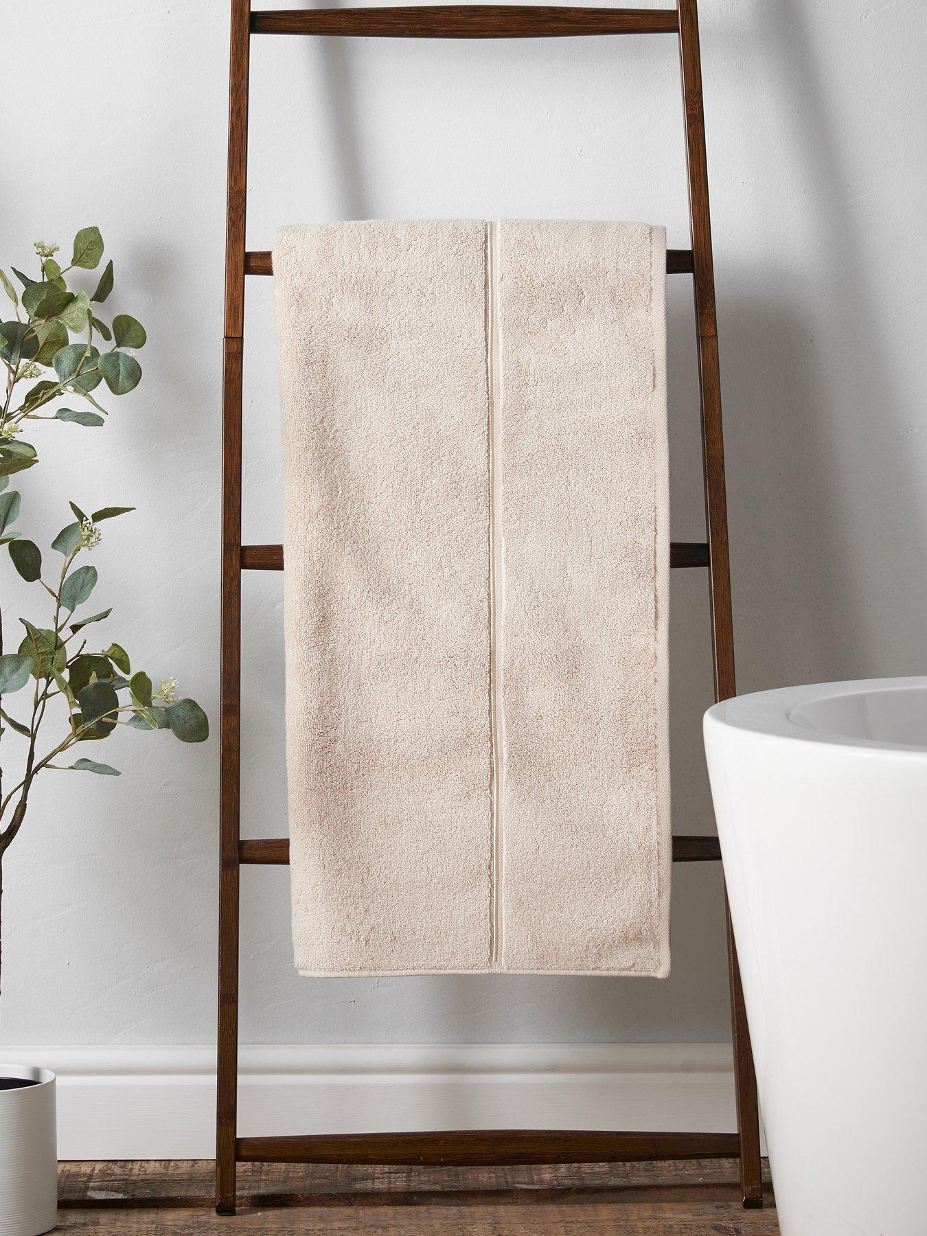Bianca Zero Twist Satin Stitch Cotton Towel Collection