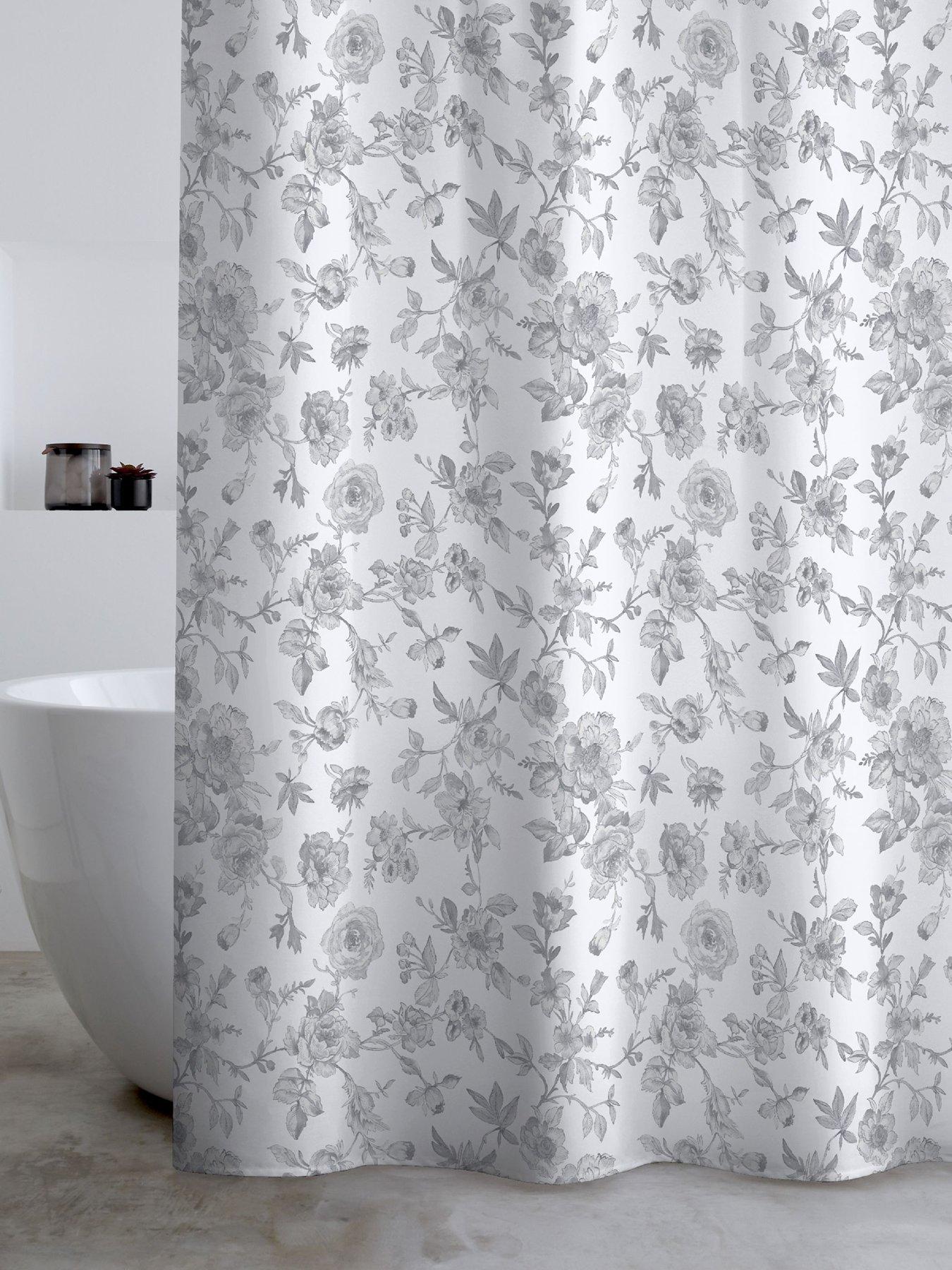 catherine-lansfield-mirabelle-shower-curtain-greyfront