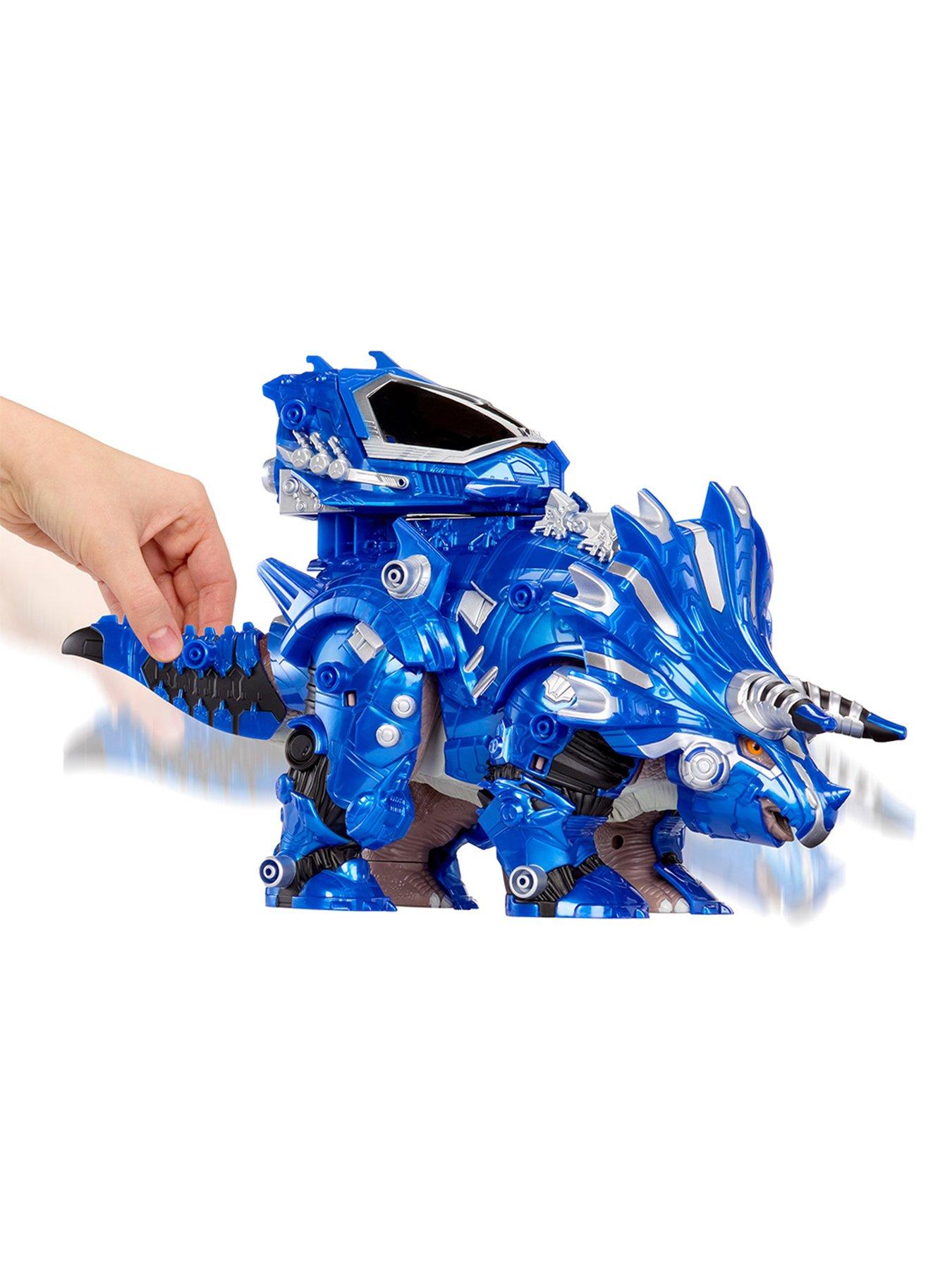 Image 3 of 8 of Armorsaurs Armorsaurs Armor-Up Dinosaur- Triceratops - Cobalt