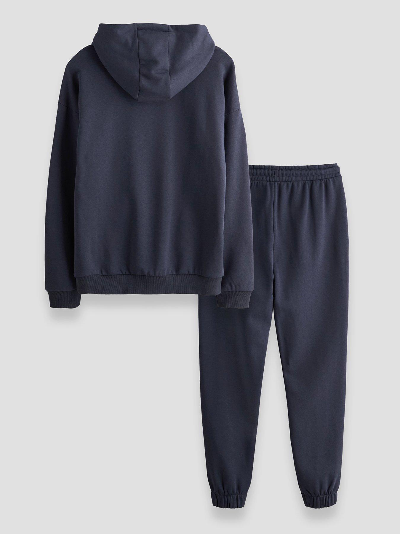 Image 2 of 6 of The Very Collection Boys Graphic Hoodie &amp; Joggers Set (3-16 years) - Blue