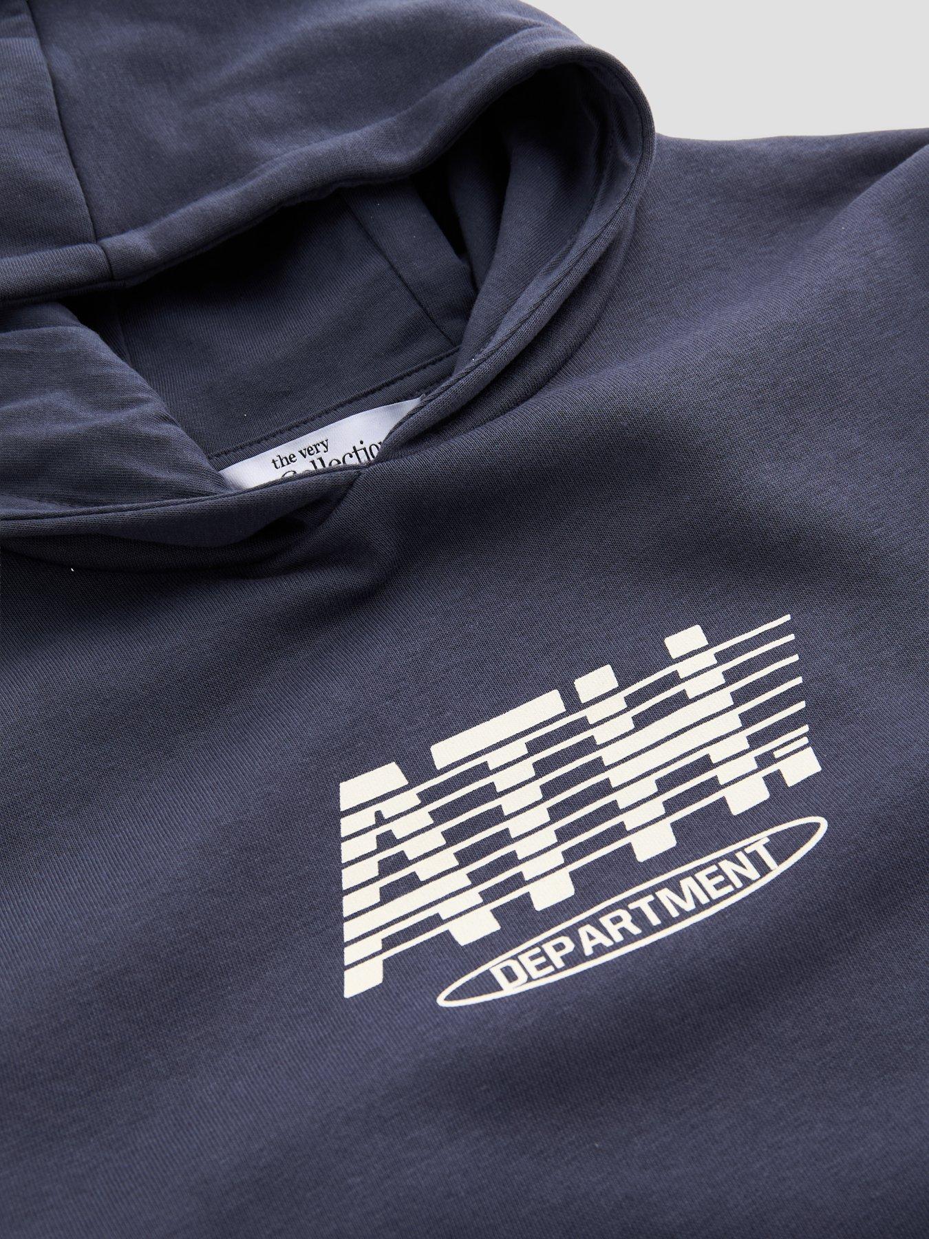 Image 5 of 6 of The Very Collection Boys Graphic Hoodie &amp; Joggers Set (3-16 years) - Blue