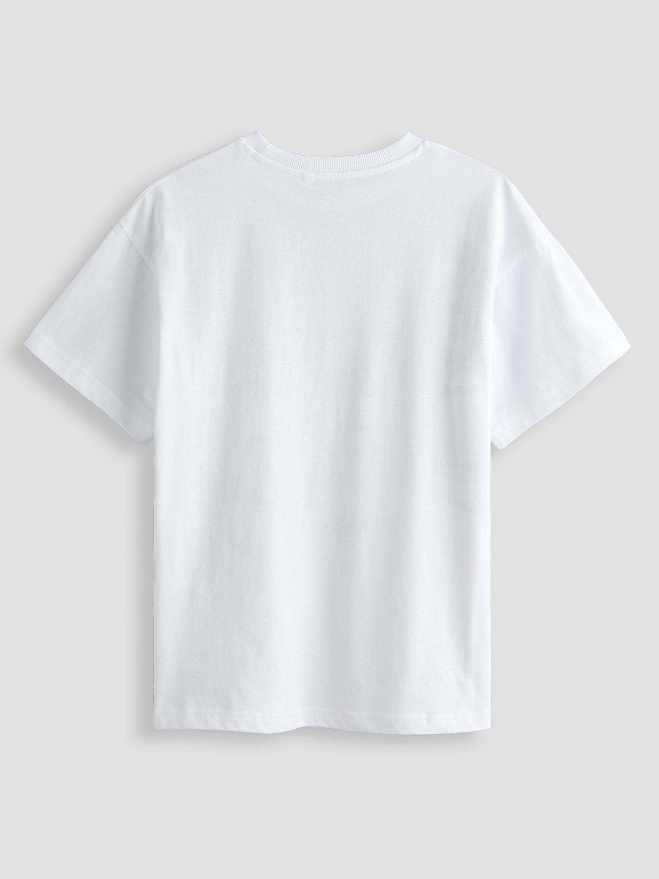 Image 2 of 4 of The Very Collection Boys Cotton Rich Graffiti T-Shirt (3-16 years) - White