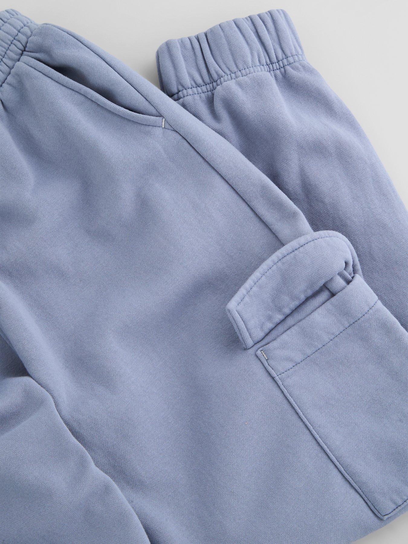 Image 5 of 6 of The Very Collection Boys Washed Cargo Joggers (3-16 years) - Blue