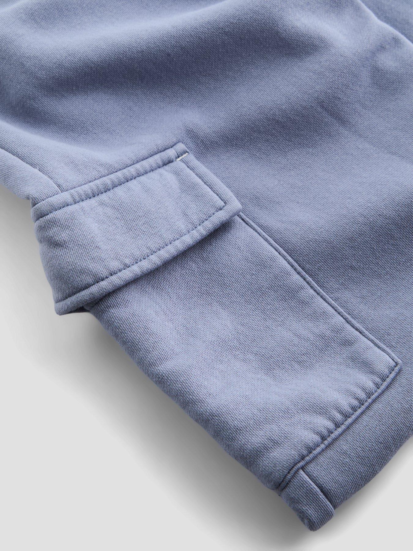 Image 6 of 6 of The Very Collection Boys Washed Cargo Joggers (3-16 years) - Blue