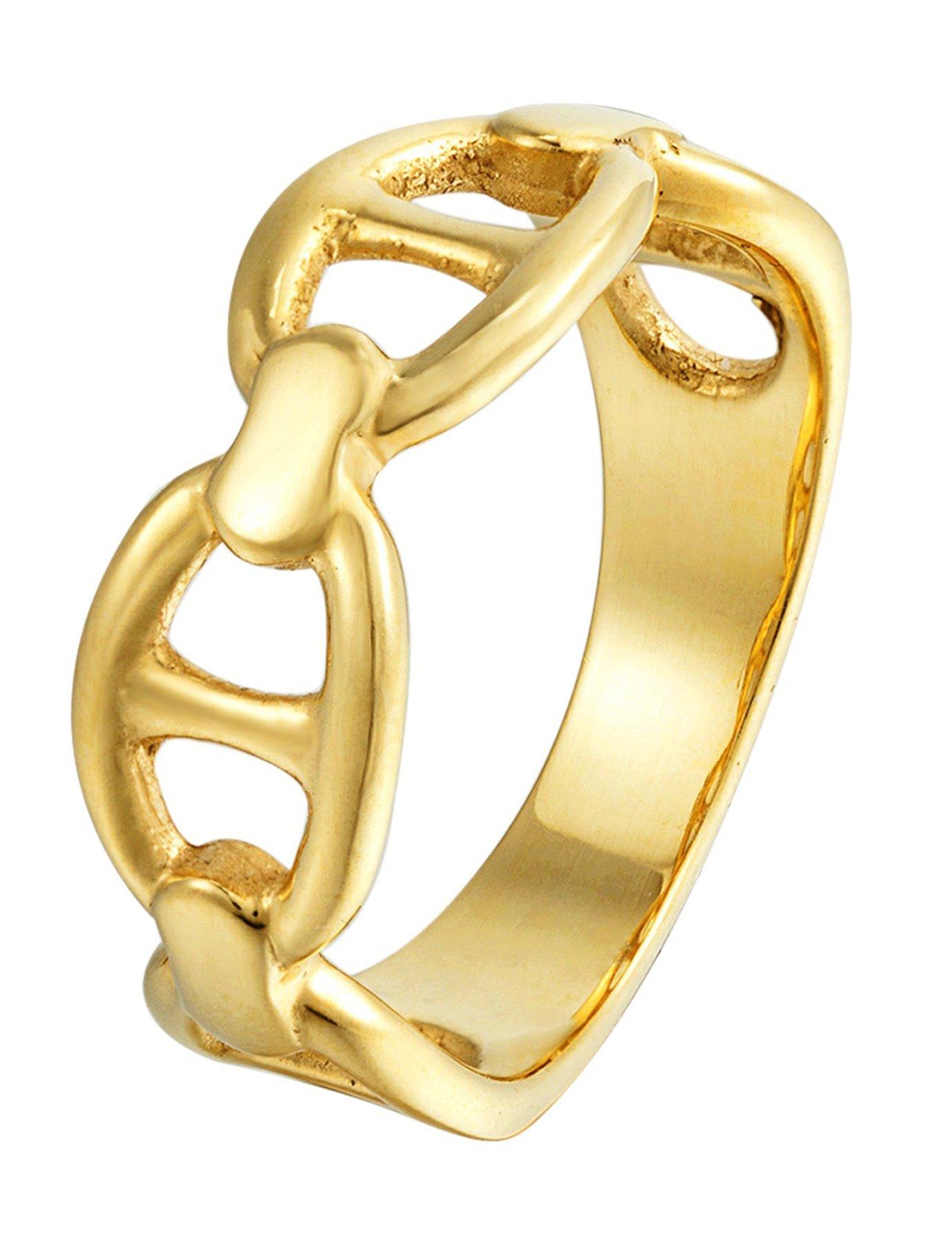 Image 2 of 5 of Seol + Gold 18ct Gold Vermeil Mariner Ring