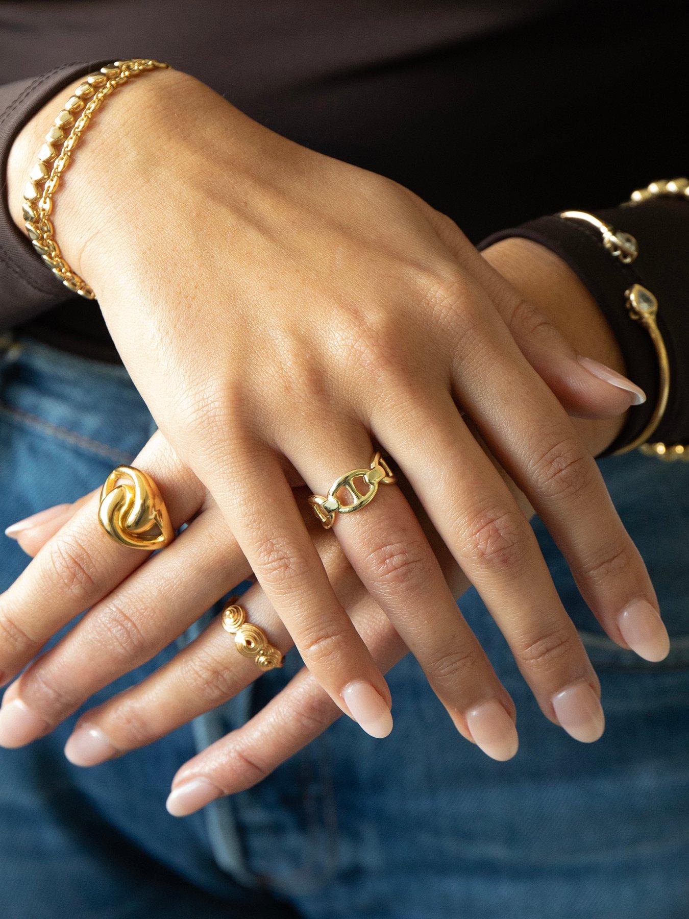 Image 4 of 5 of Seol + Gold 18ct Gold Vermeil Mariner Ring