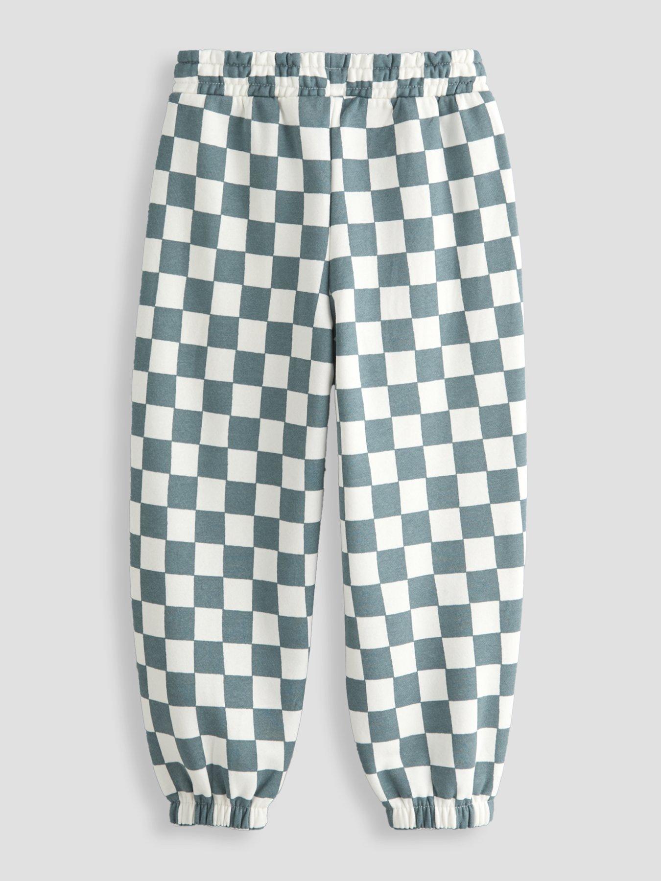Image 2 of 4 of The Very Collection Boys Cotton Checker Board Joggers (9 months - 7 years) - Multi