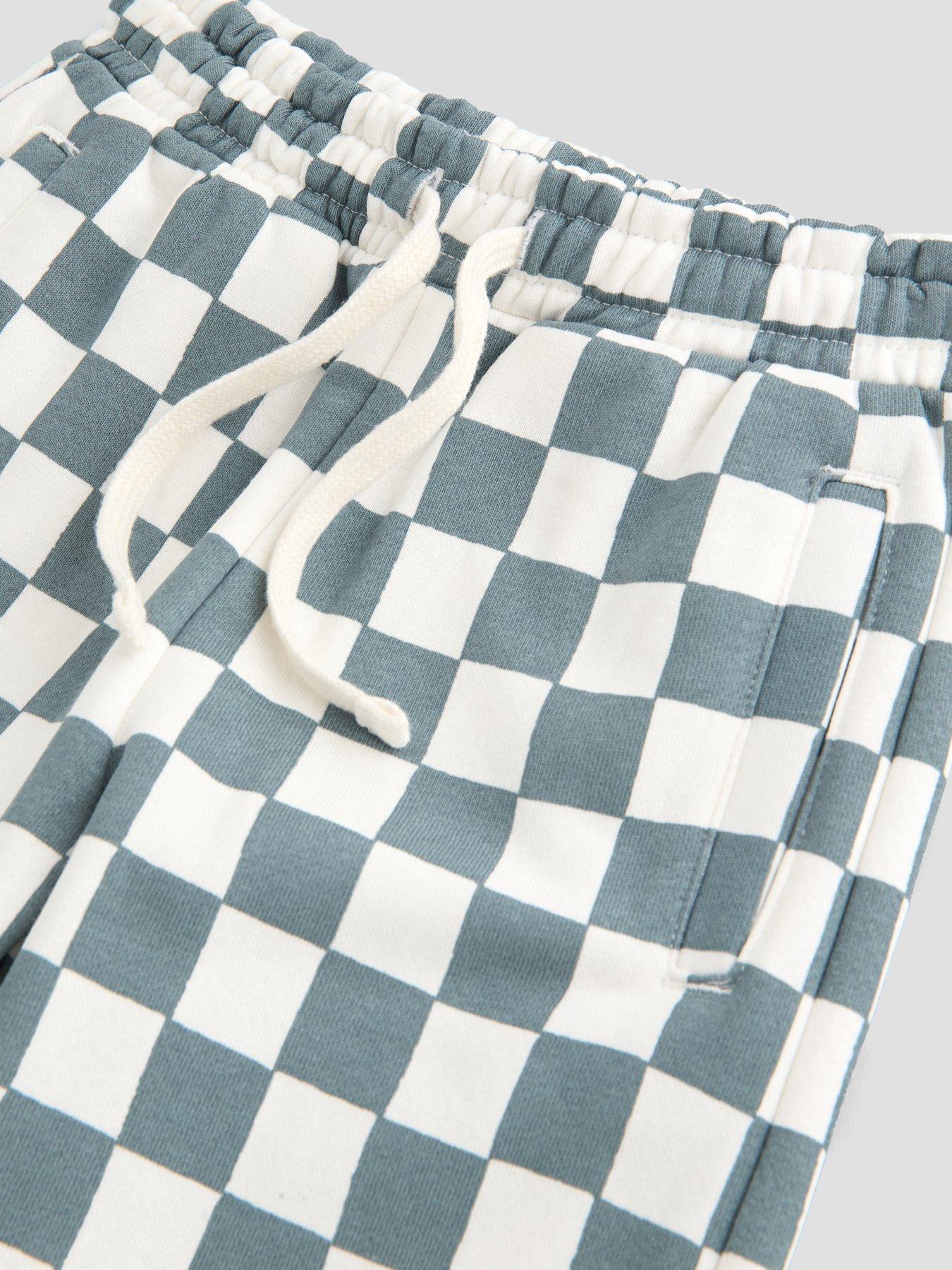 Image 3 of 4 of The Very Collection Boys Cotton Checker Board Joggers (9 months - 7 years) - Multi