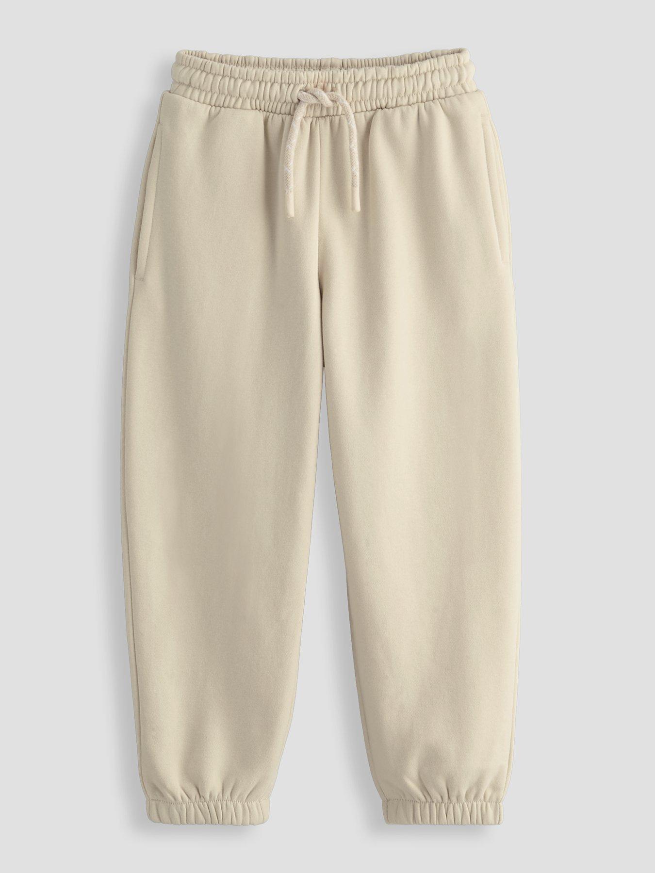 The Very Collection Boys Cotton Joggers - Stone Beige