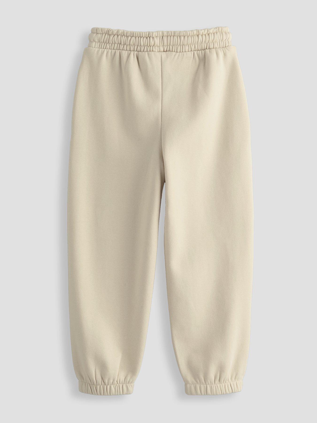 Image 2 of 4 of The Very Collection Boys Cotton Joggers (9 months - 7 years) - Stone Beige