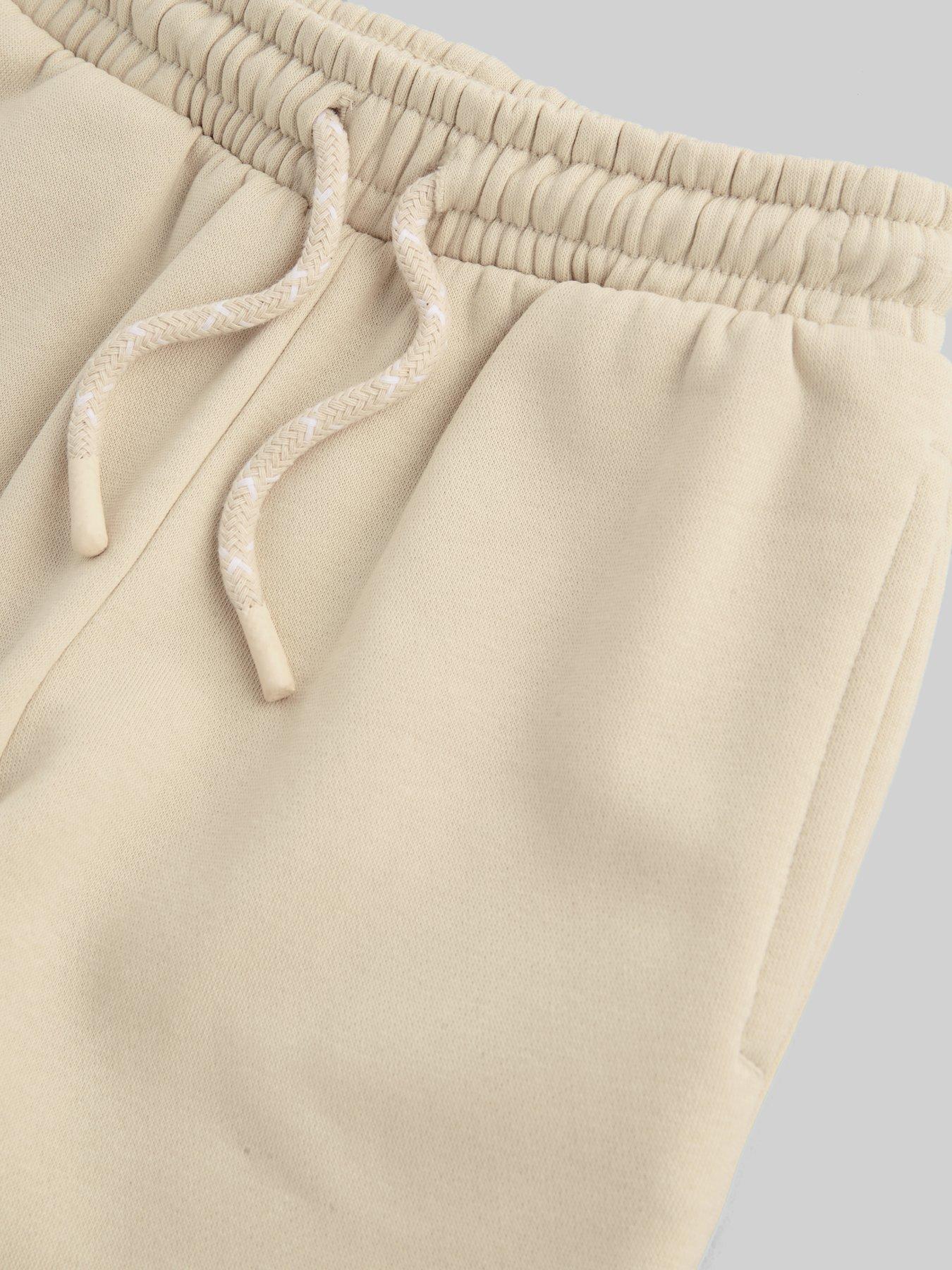 Image 3 of 4 of The Very Collection Boys Cotton Joggers (9 months - 7 years) - Stone Beige