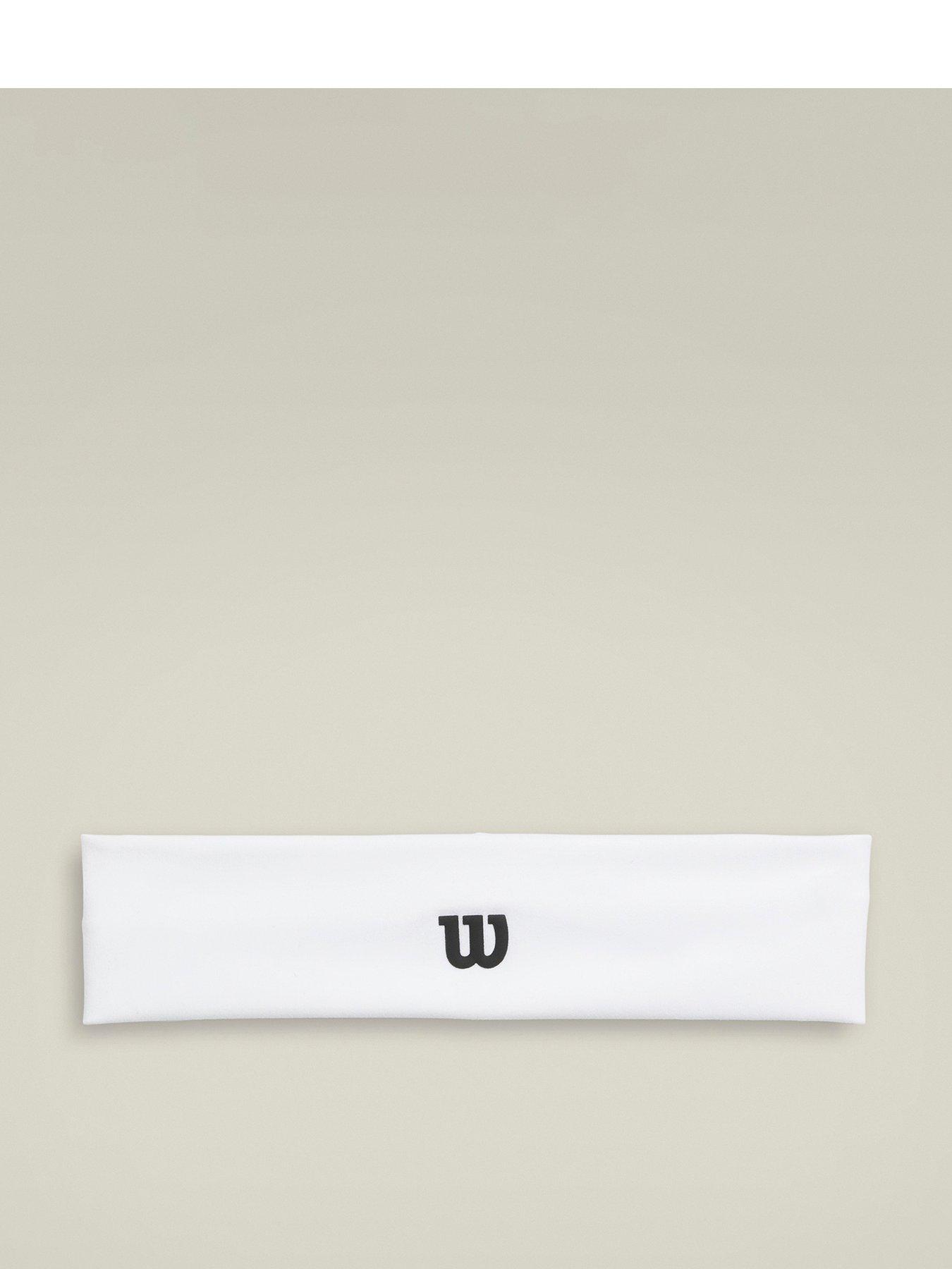 Wilson Unisex Tennis Wilson Wide Headband - White