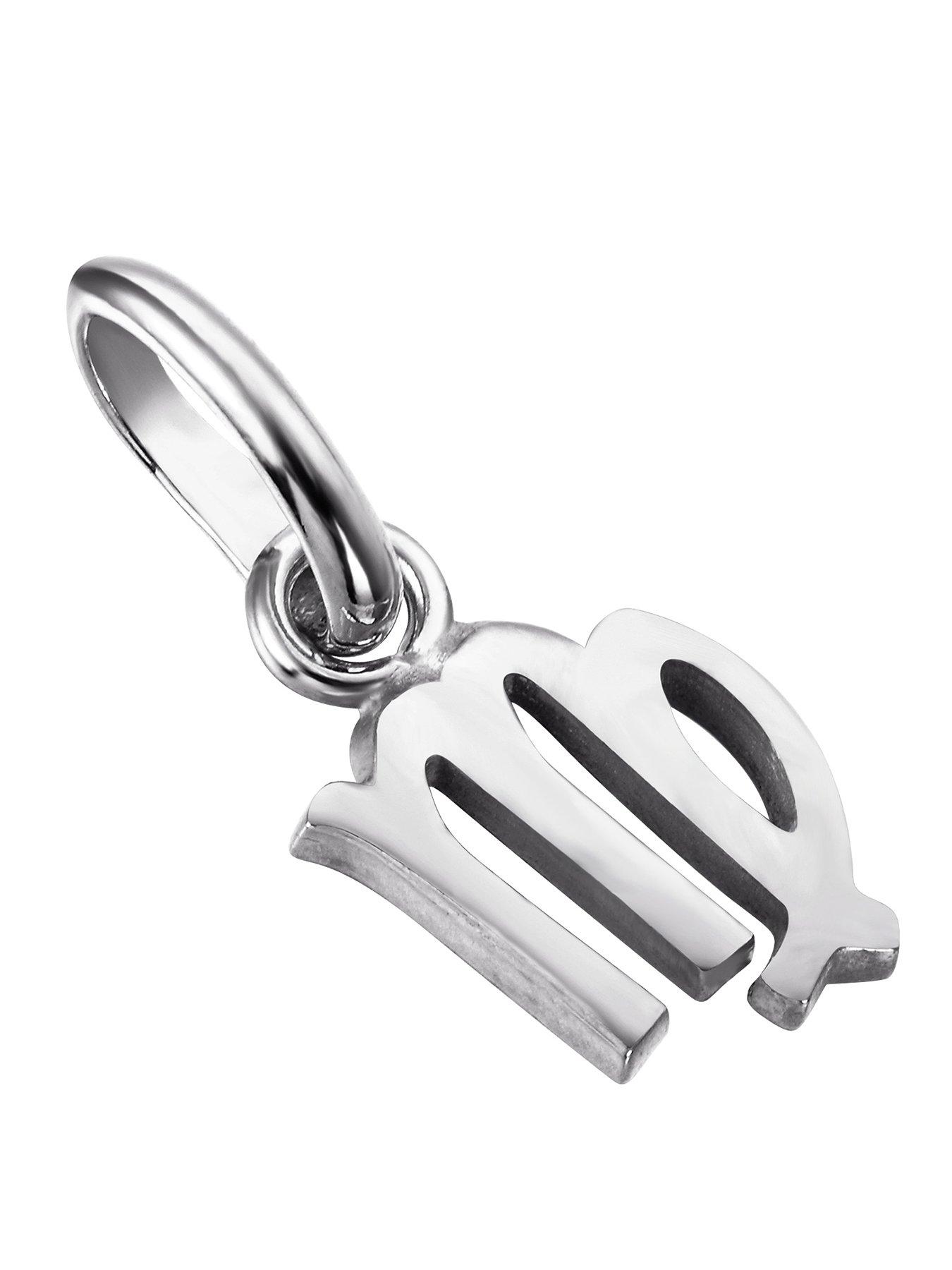 Seol + Gold Sterling Silver Zodiac Symbol Charm (all zodiac)